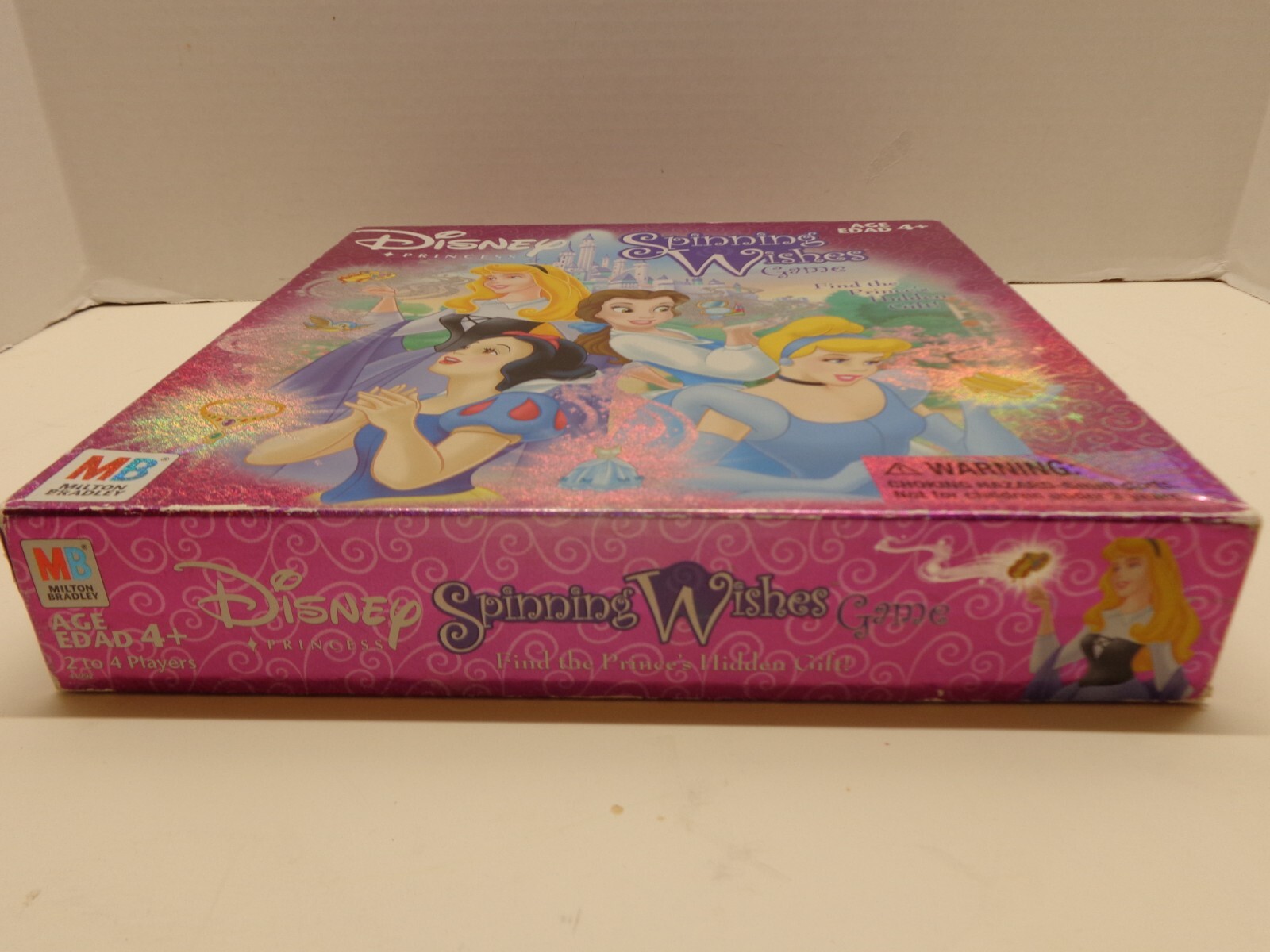 Disney Princess Spinning Wishes Game Milton Bradley 2004