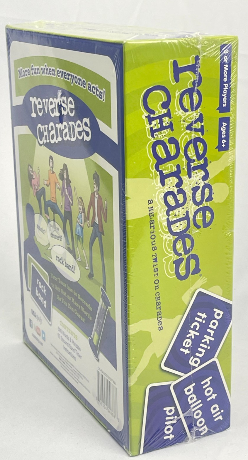 Original Reverse Charades A Hilarious Twist on Charades Party Game NEW Teams