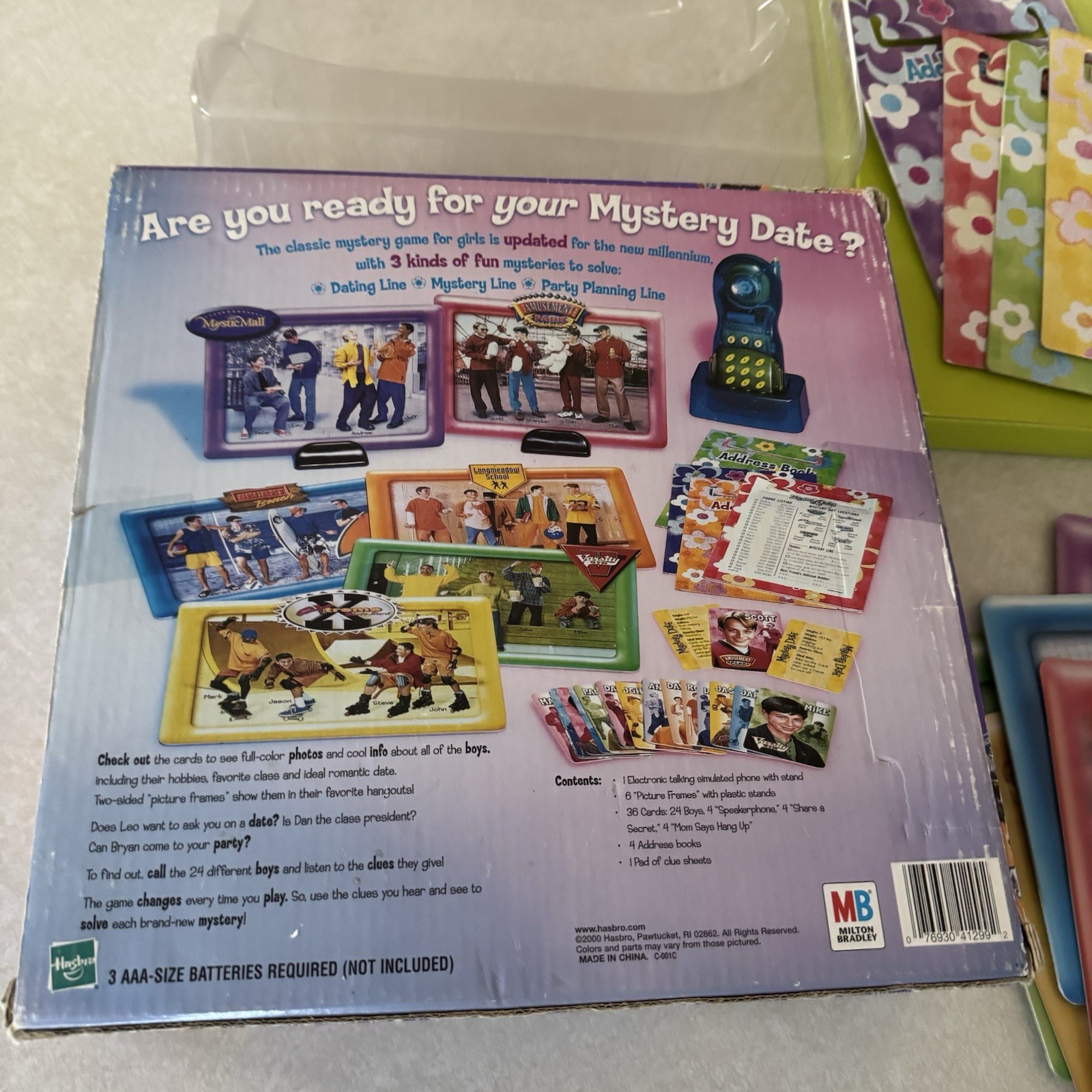 2000 Hasbro Mystery Date Game Electronic Talking AS-IS Non-Working Phone