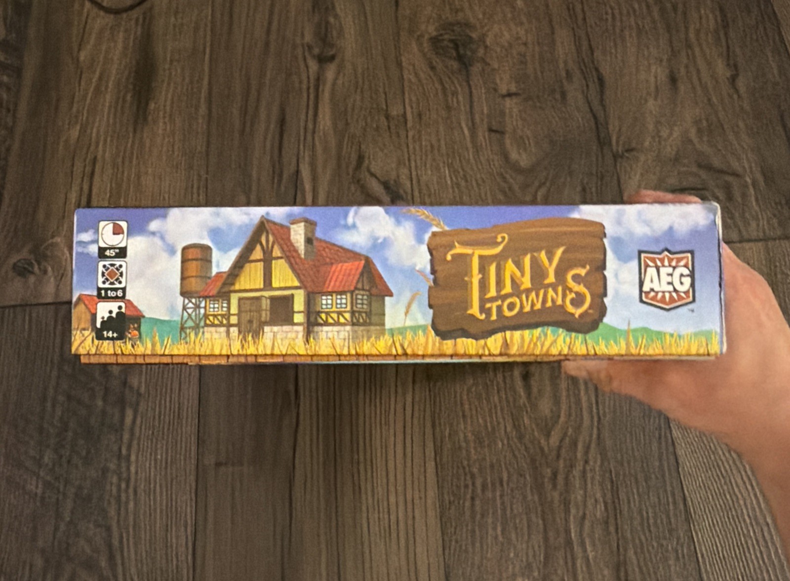Tiny Towns Board Game Complete Used 2019 Alderac Entertainment Group AEG 7053