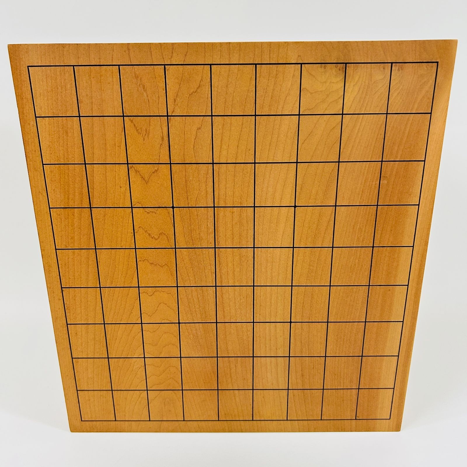 Natural Wood Black Carved Shogi Playable Set