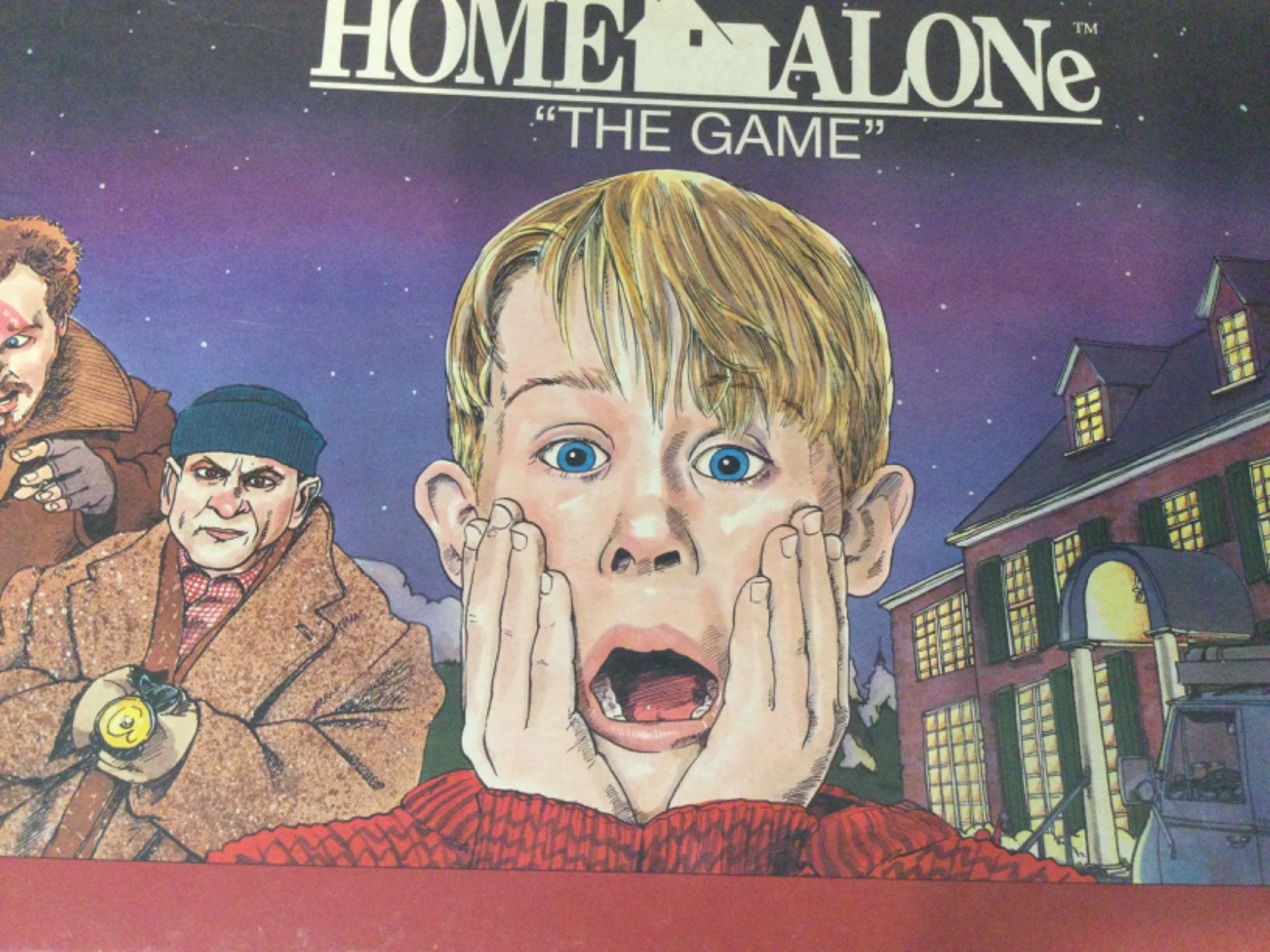 VINTAGE HOME ALONE BOARD GAME 1991 COMPLETE