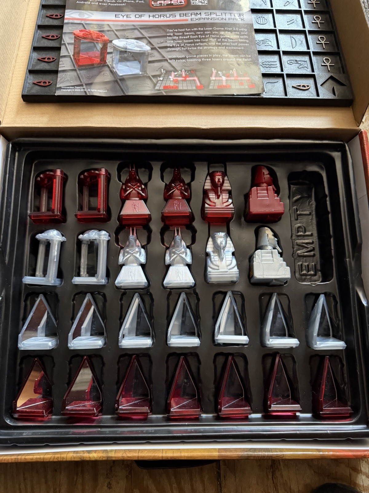 Laser Khet 2.0 Board Game Mensa Select ThinkFun Complete Read