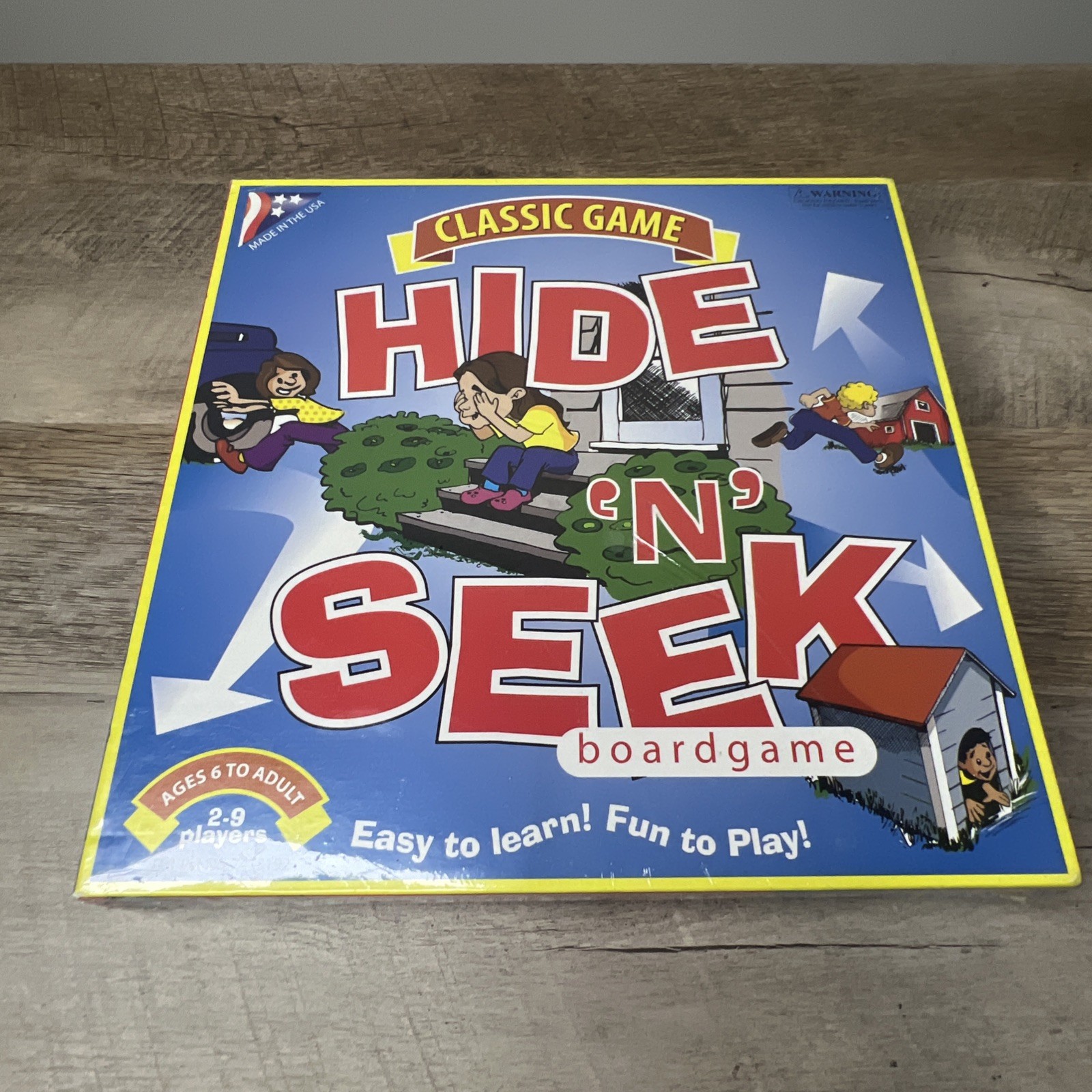 Vintage Ideal Toy Co 1967 Hide N’ Seek Childrens Board Game Complete Original