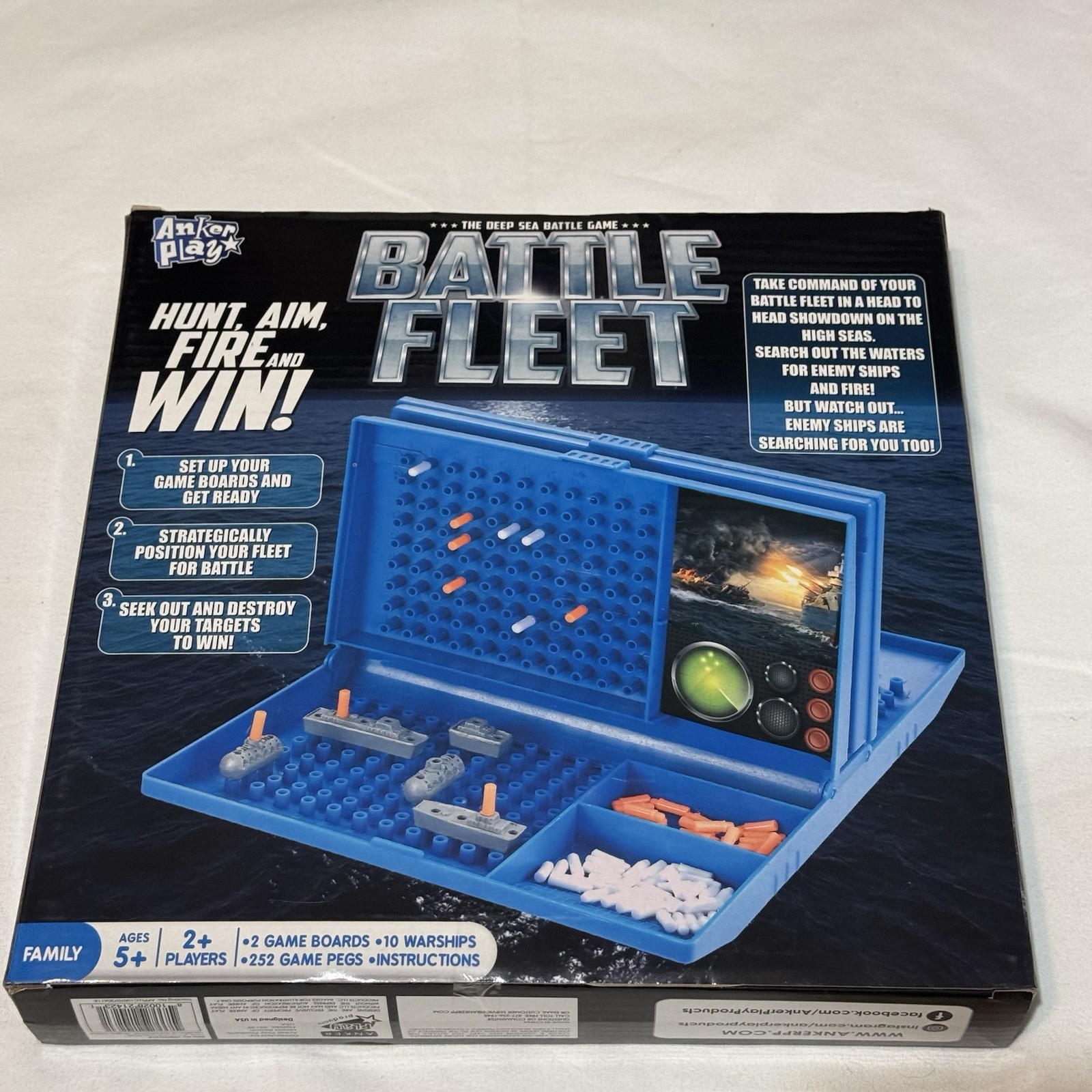 Battle Fleet Deep Sea Battle Game – Complete – Brand New Sealed! – Ages 5+