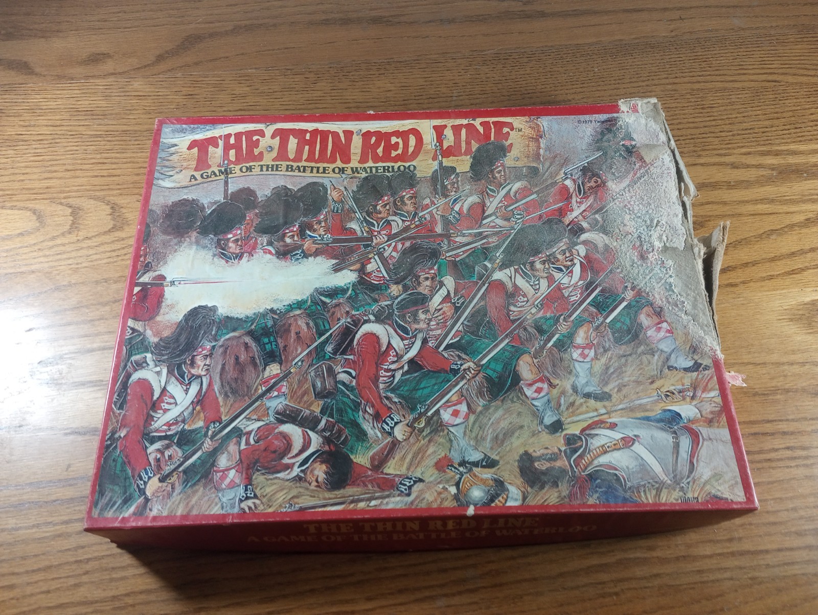 Yaquinto The Thin Red Line Battle of Waterloo Napoleon 1815 strategy game Poor