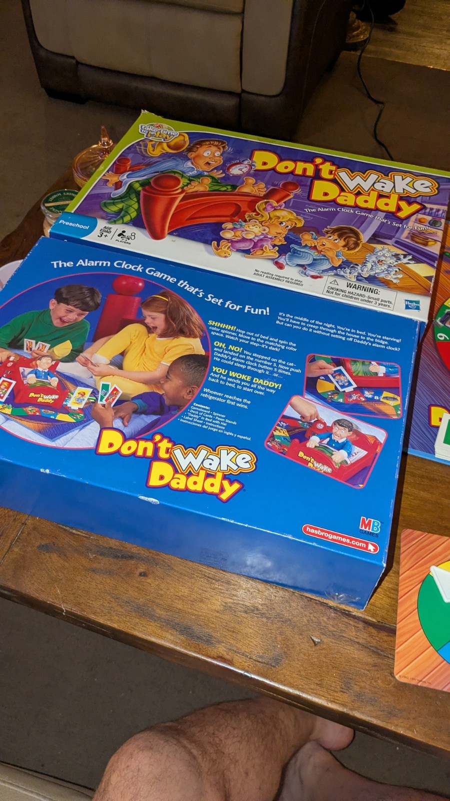 DON’T WAKE DADDY Alarm Clock Board Game, 2011 Hasbro All Pieces To Play Working
