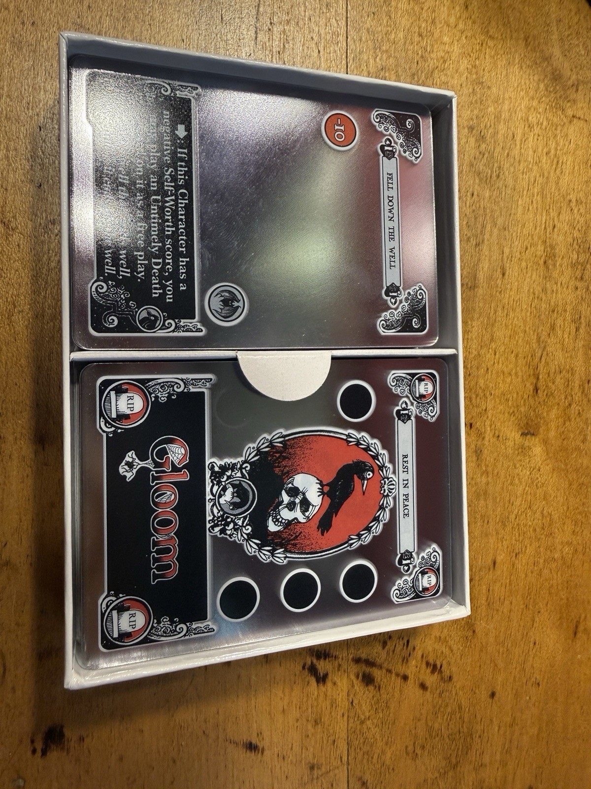 Gloom Second Edition Card Game Keith Baker Atlas Games Complete Clean