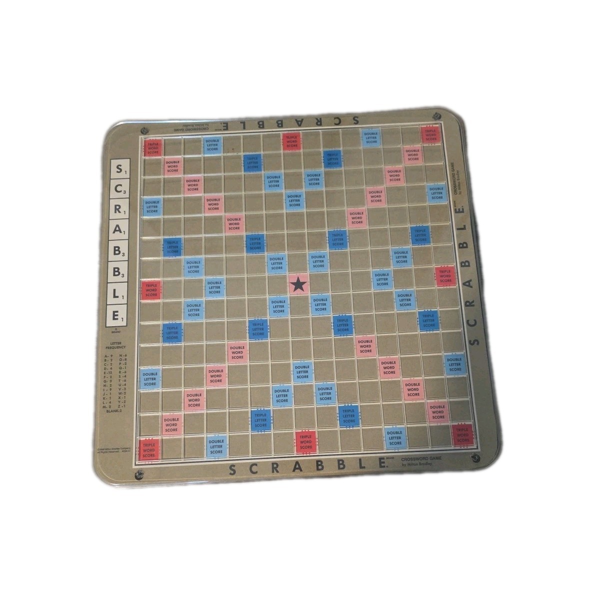 Scrabble Deluxe Turntable Game Board Replacement 1989 Selchow & Righter Co.