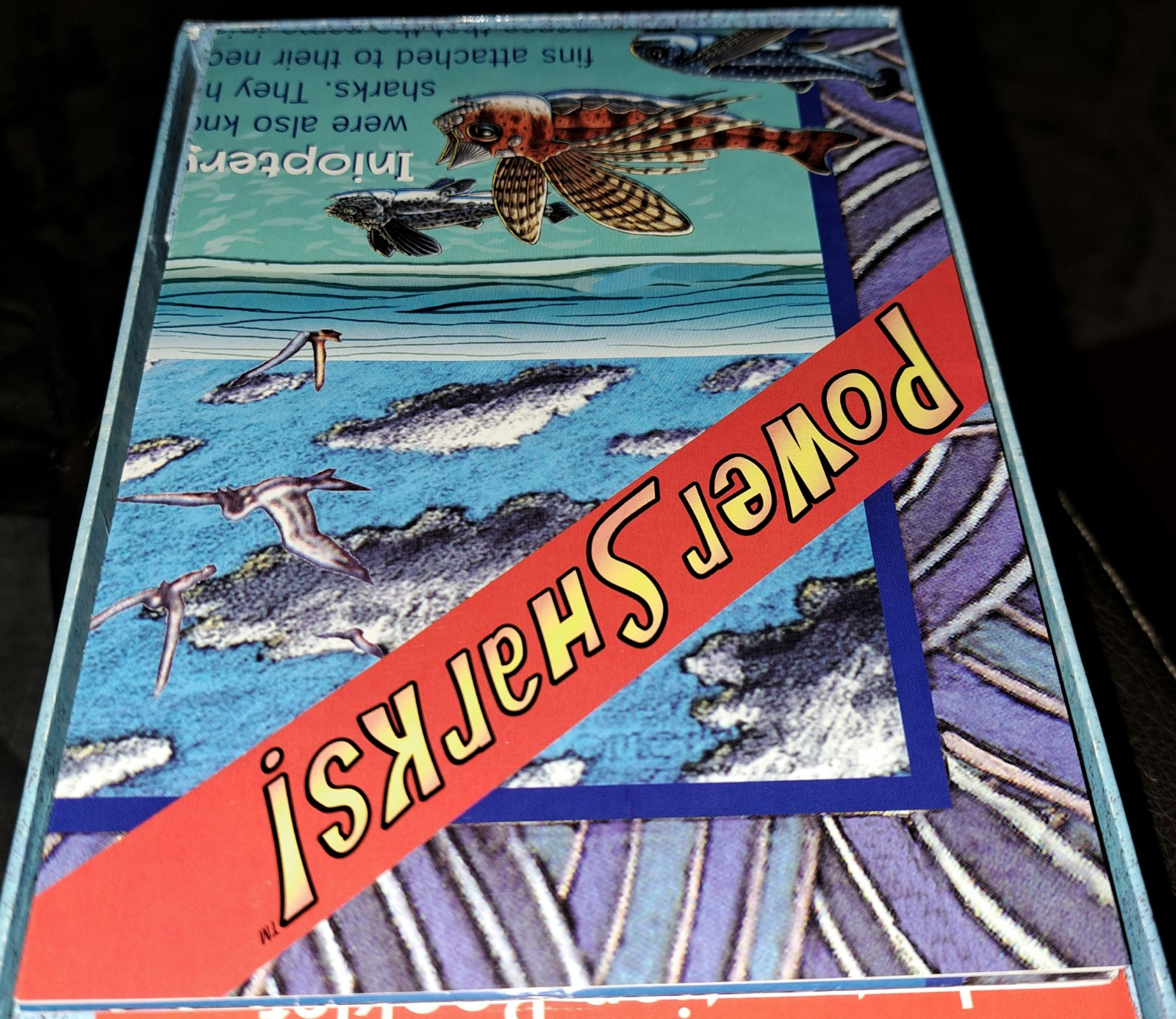 Powersharks! Card Game – US Games Systems Complete With Stickers and Poster