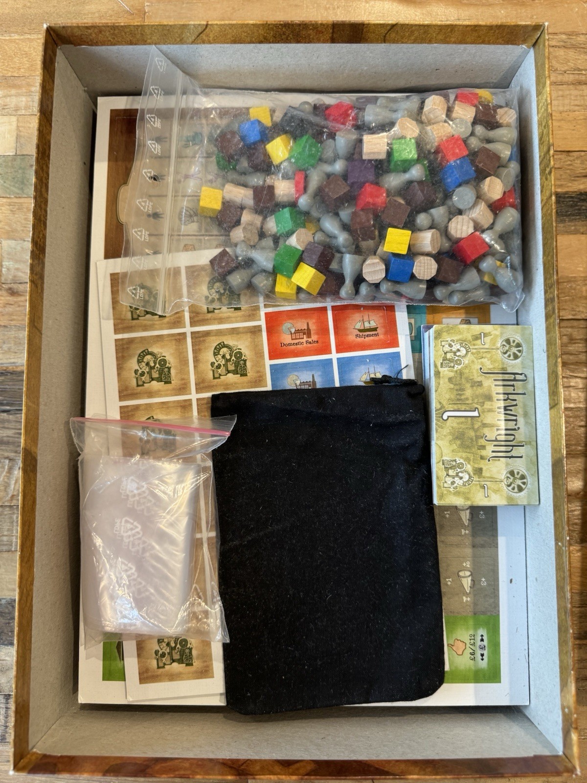 Capstone Games Arkwright (1st Ed) Board Game New Open Box Unpunched