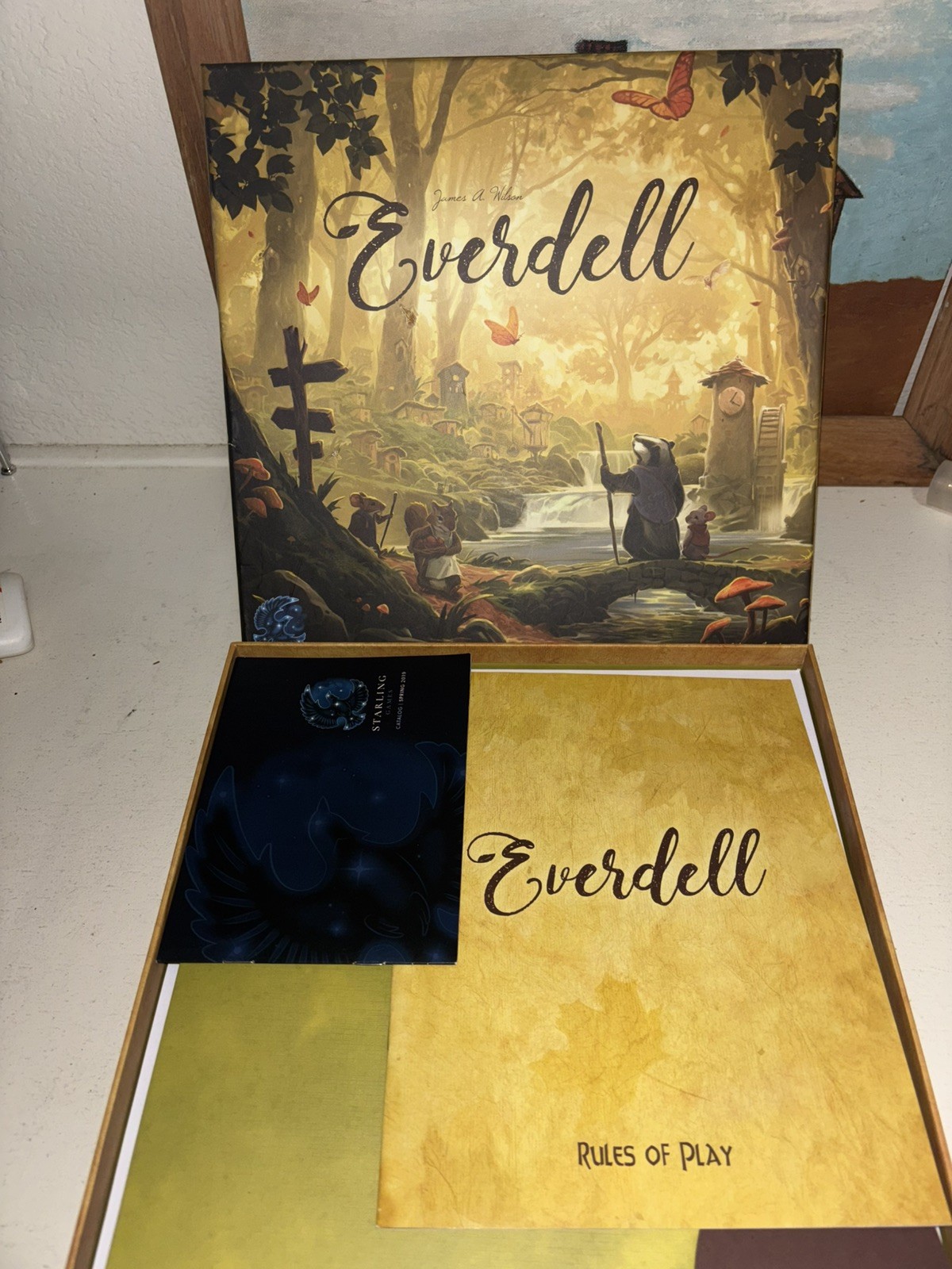 Everdell Board Game – Starling Games – Base Game Inventoried NEW OPEN BOX