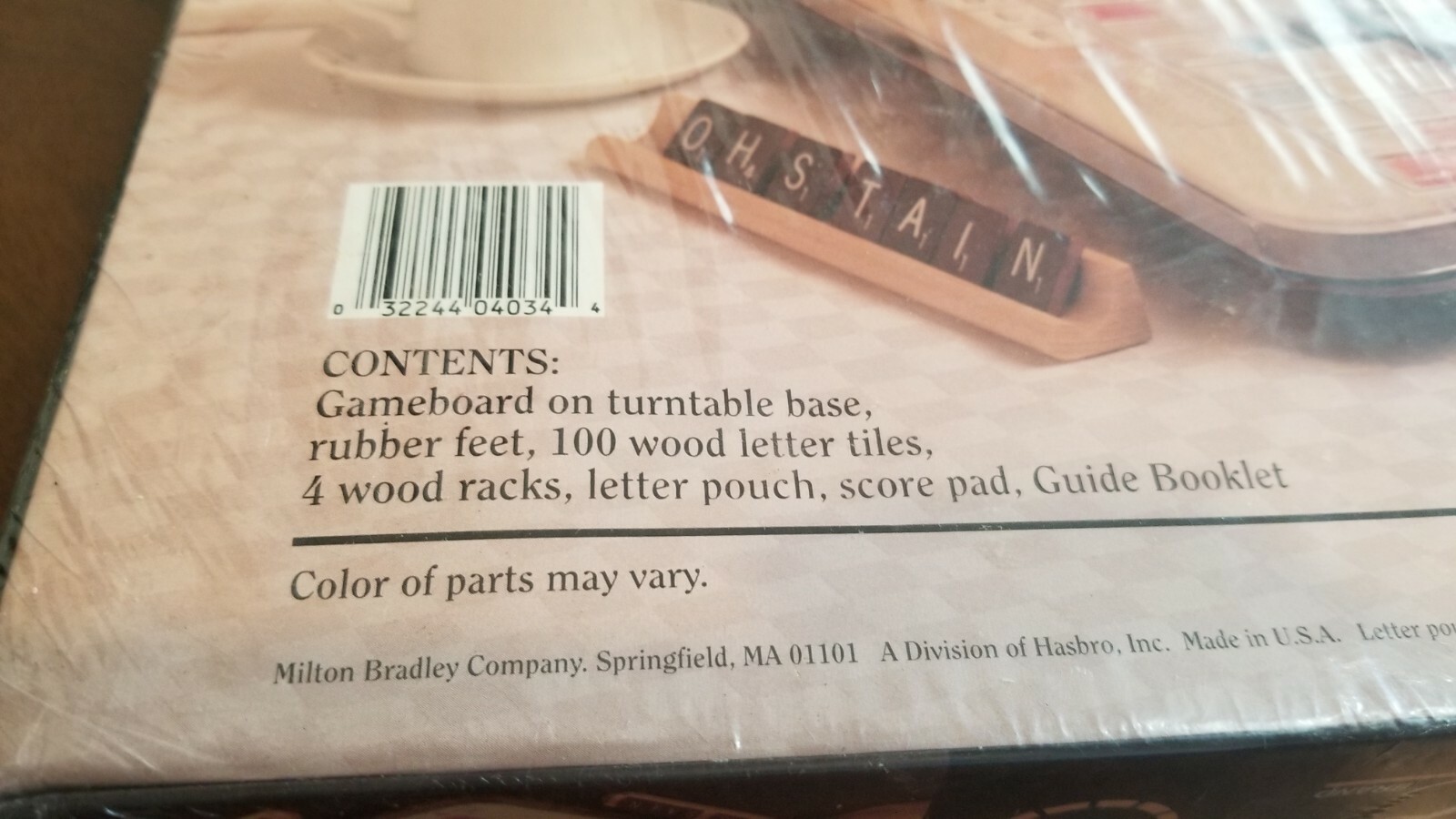Milton Bradley 4034 Scrabble Deluxe Edition Board Game