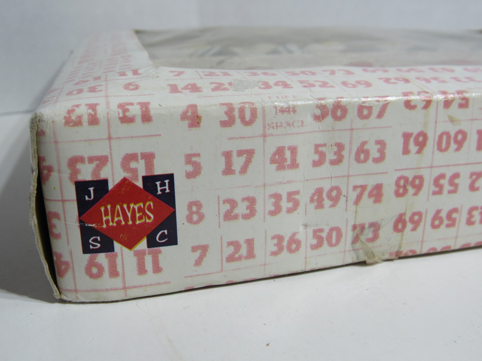 Rare Vintage Hayes Quality Plastic Bingo Balls With Box Complete Multicolor Set