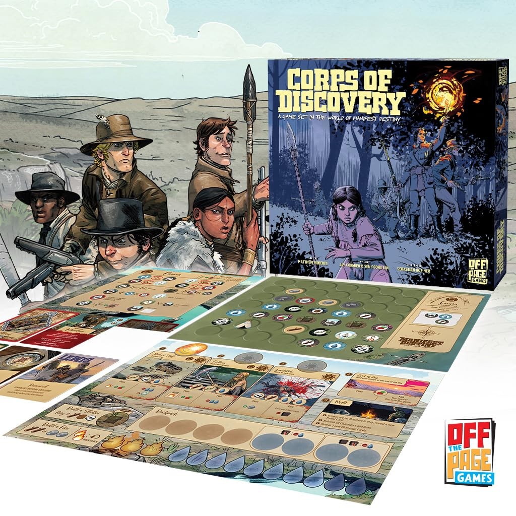 Board Game Corps of Discovery Cooperative Adventure 1-4 Players Ages 14+ Page