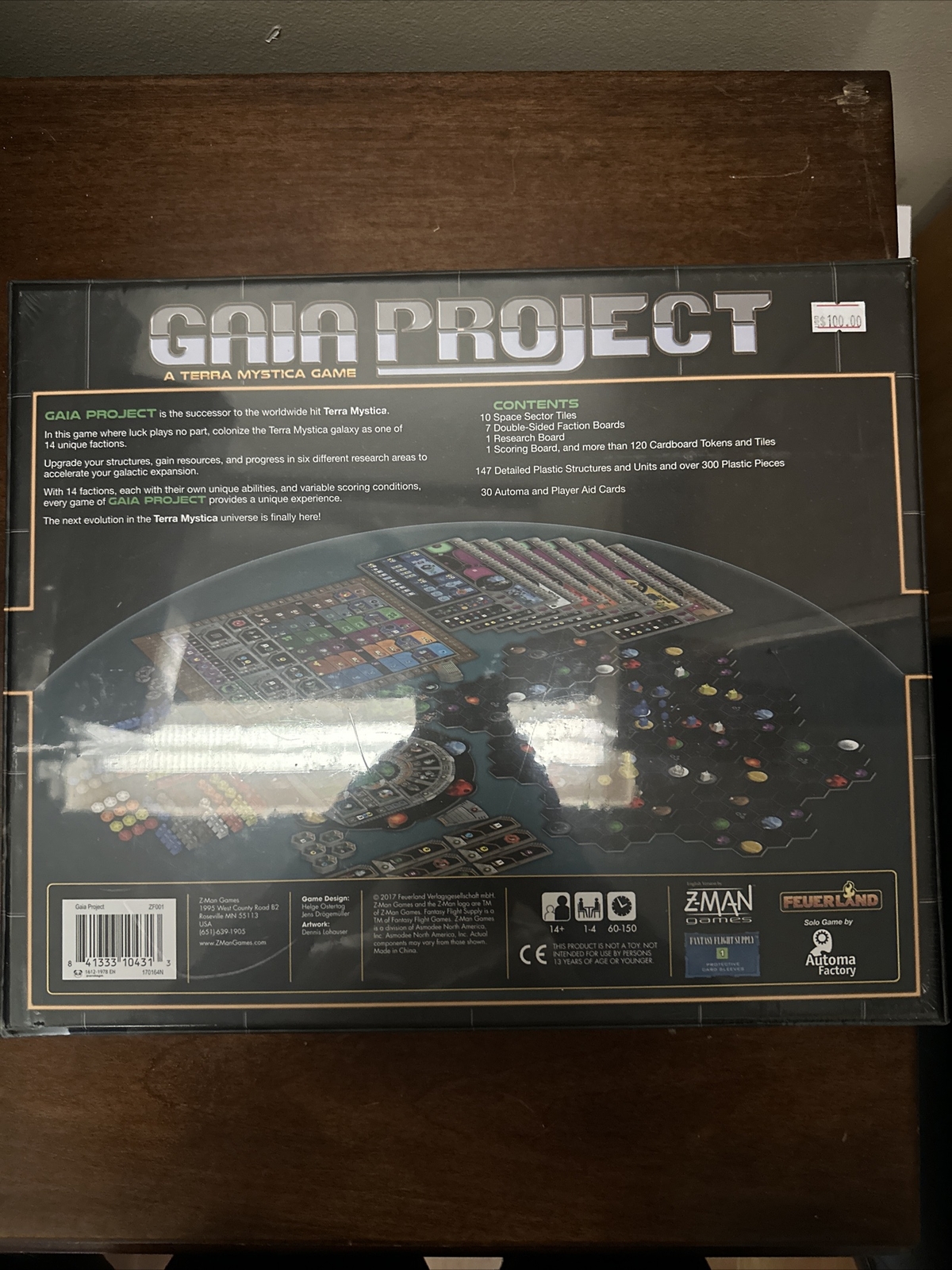 GAIA PROJECT Board Game – Z-Man Games – New & Sealed