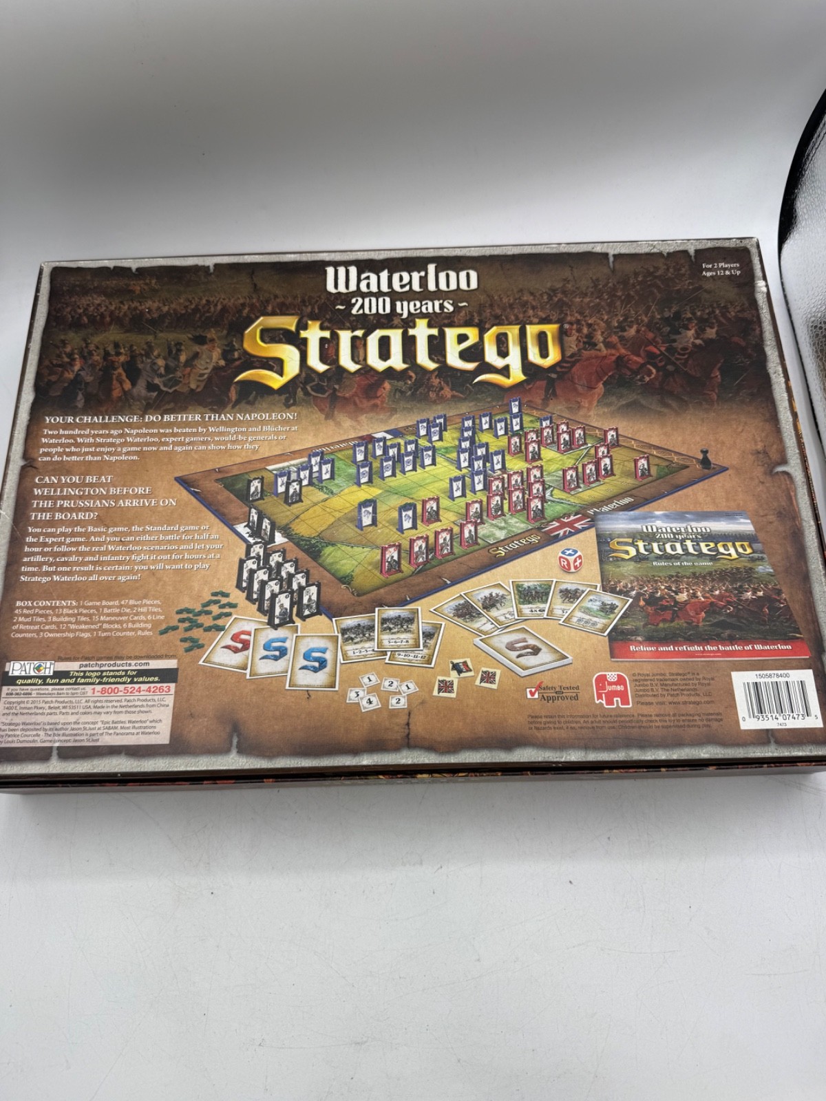 Stratego Waterloo 200 Years Board Game – 100% Complete – Unplayed