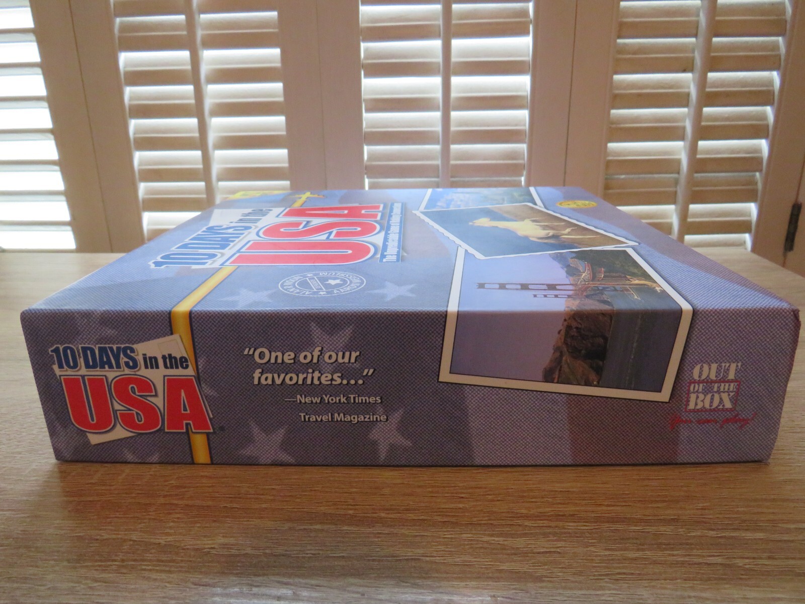 10 DAYS In The USA Board Game of Making Connections by OUT OF THE BOX ~ Complete