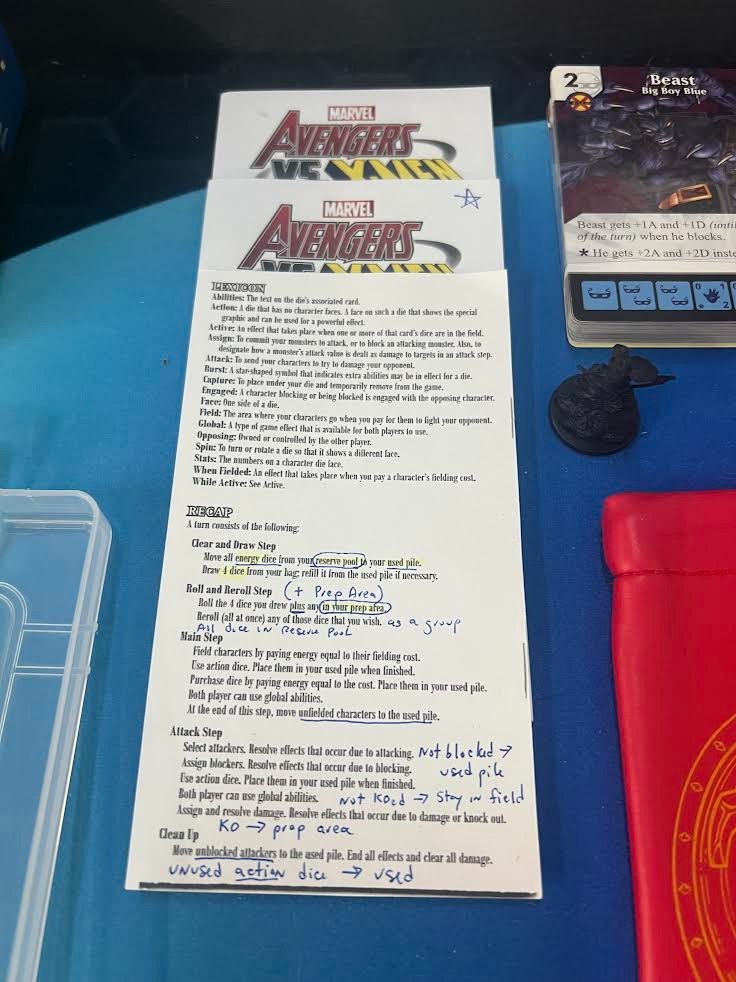 Dice Masters Avengers vs X-Men (2) Starter Sets + 268 Cards – READ DESCRIPTION