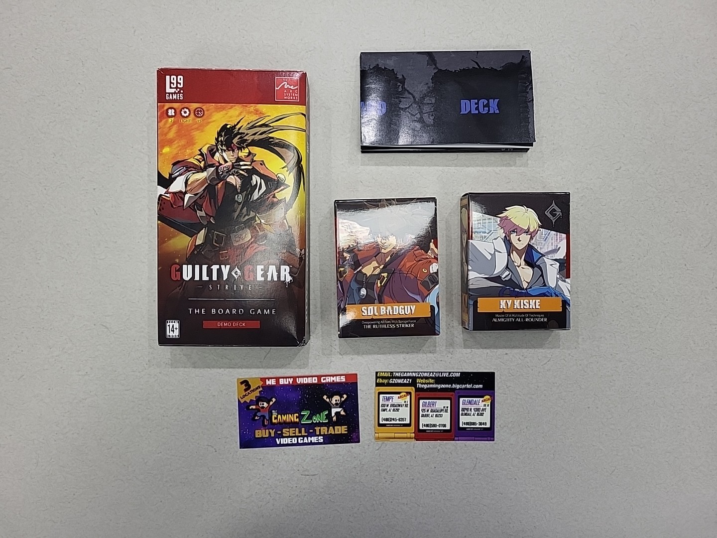 Guilty Gear Strive Board Game – Demo Deck