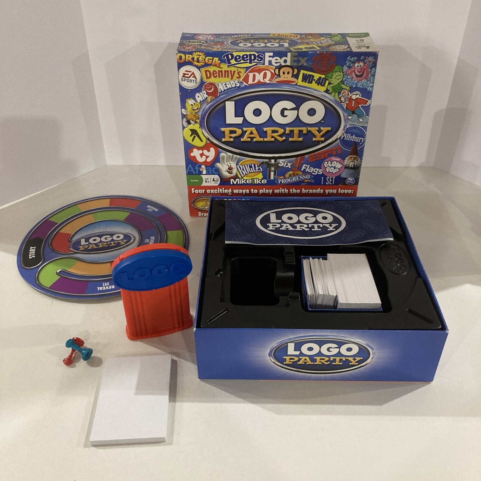 Logo Party Game Play Brands You Love by Spinmaster Timer Doesn’t Work For Parts
