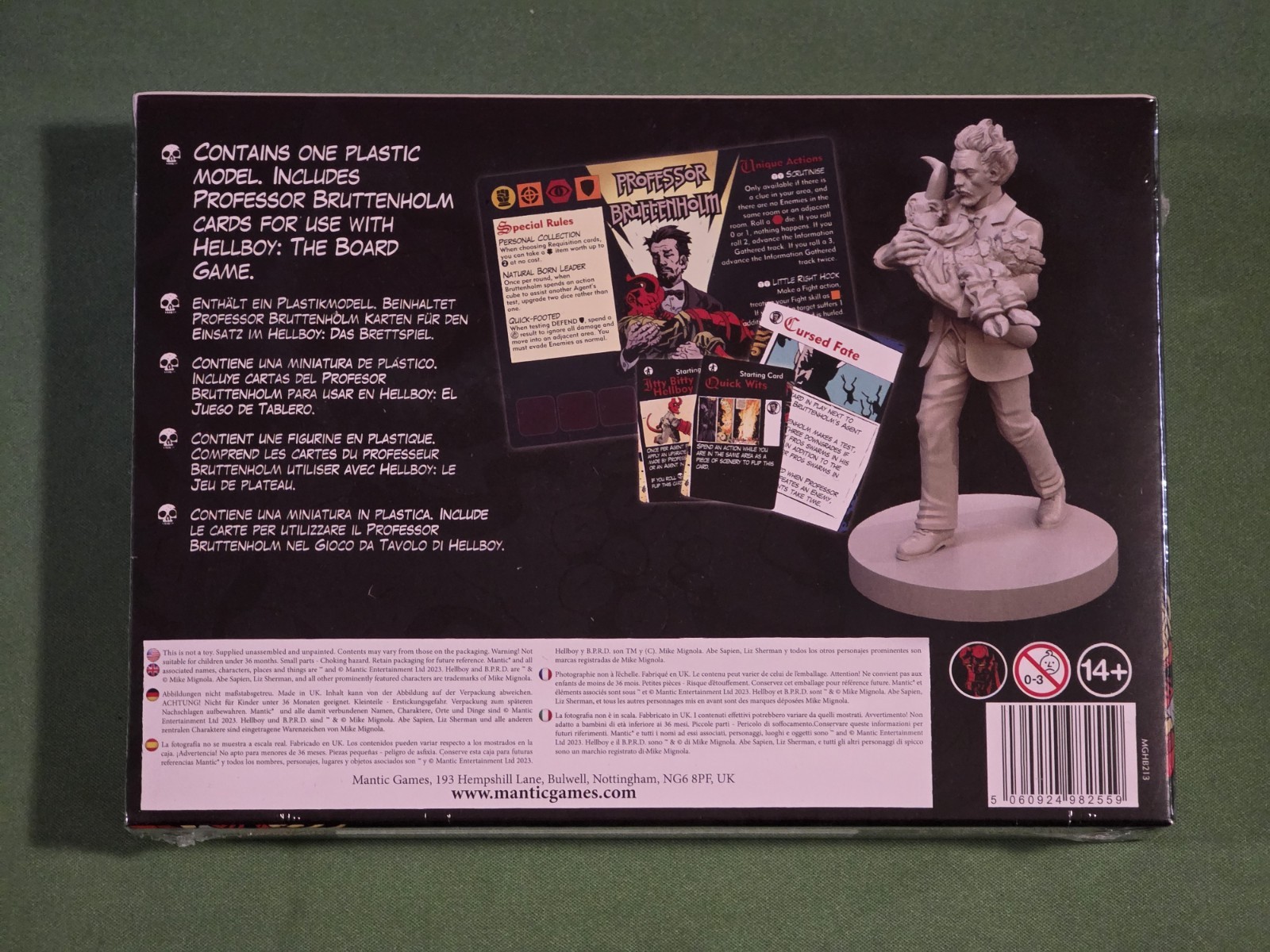Professor Bruttenholm & Itty Bitty Hellboy Limited Edition the Board Game