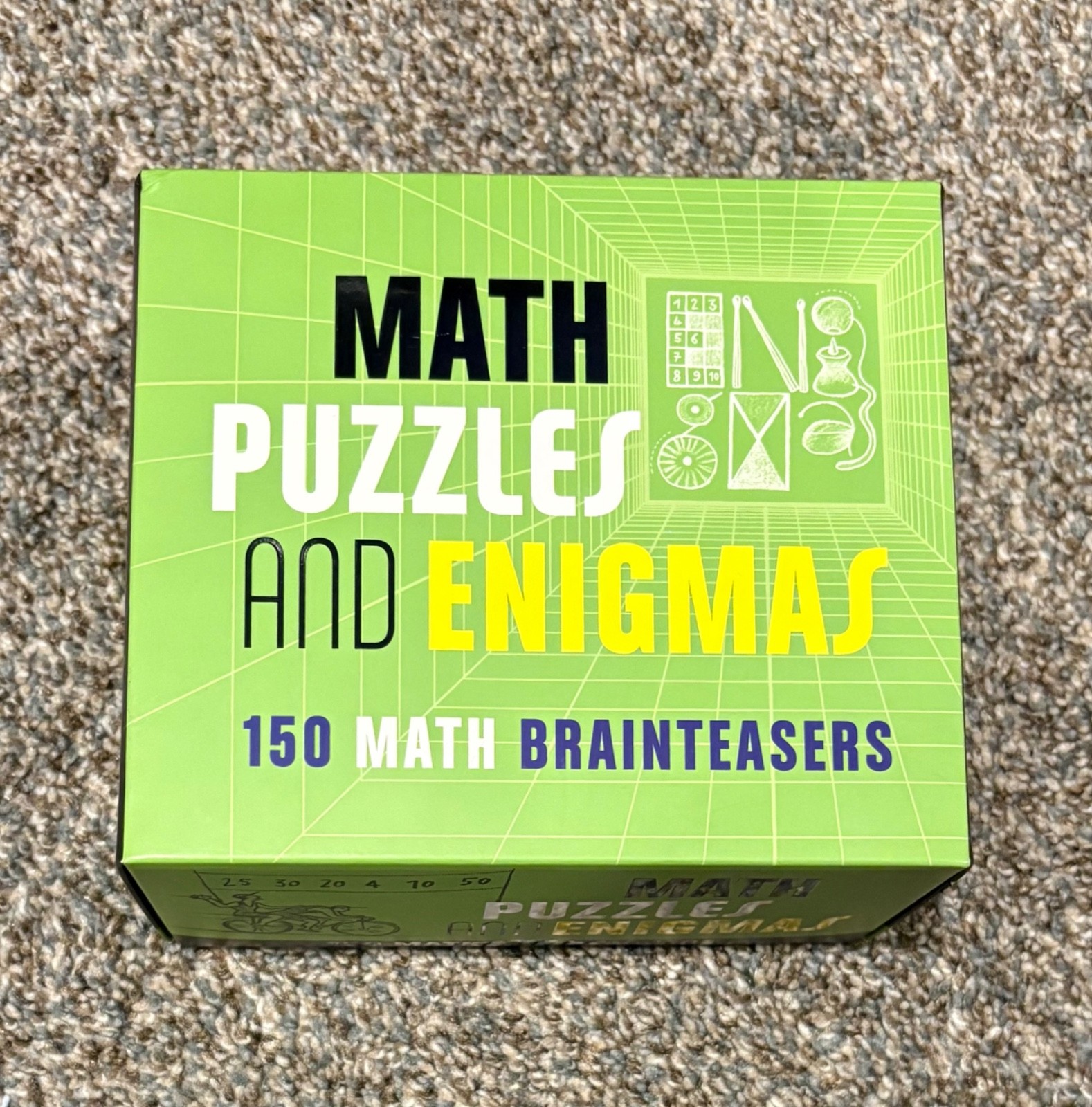 Math Puzzles and Enigmas 150 Brain Teasers Card Game Sterling Innovation Complet