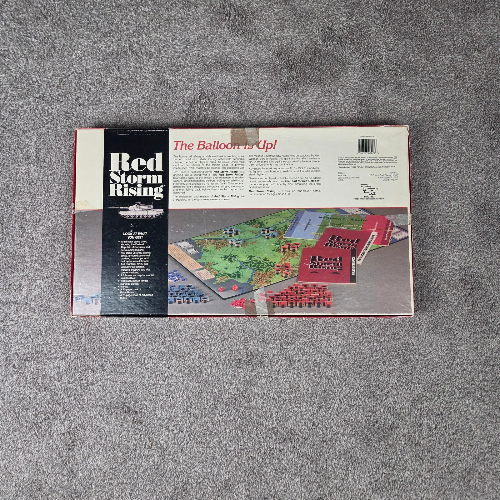 Vintage Hunt For Red October Red Storm Rising Fortress America – Board Game LOT