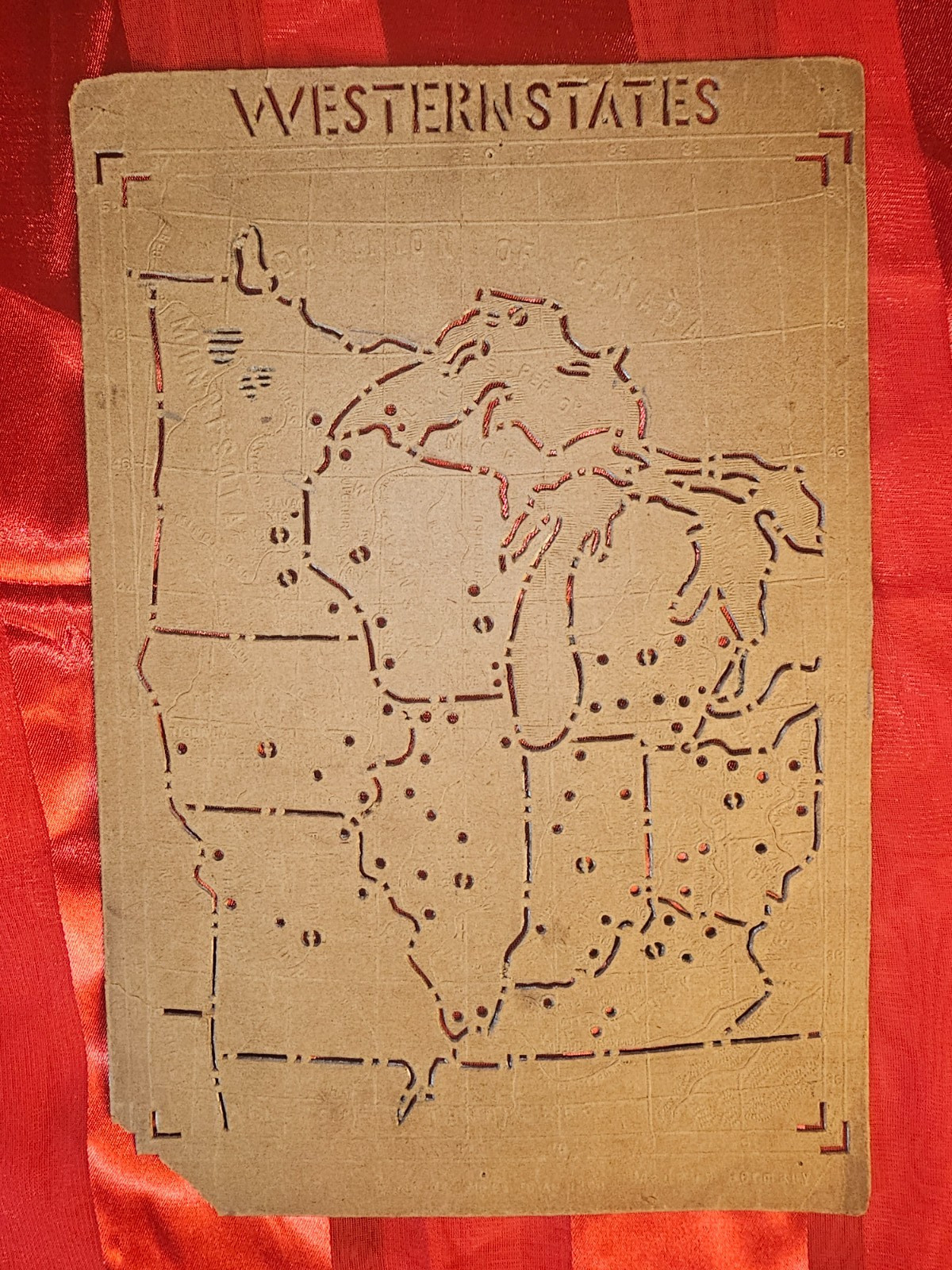 Lessons In Geography Made Easy Teaching Tracing Maps Milton Bradley,Early 1800s
