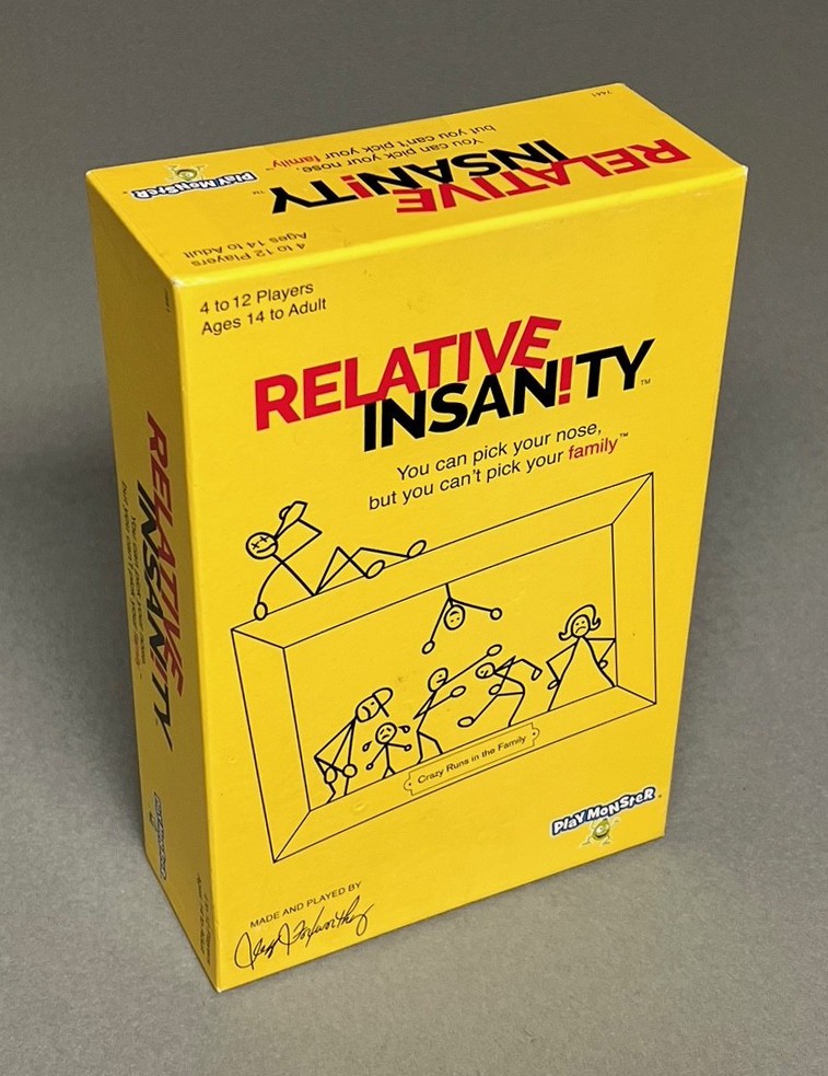 RELATIVE INSANITY Family Party Game SEALED Created by Jeff Foxworthy PLAYMONSTER