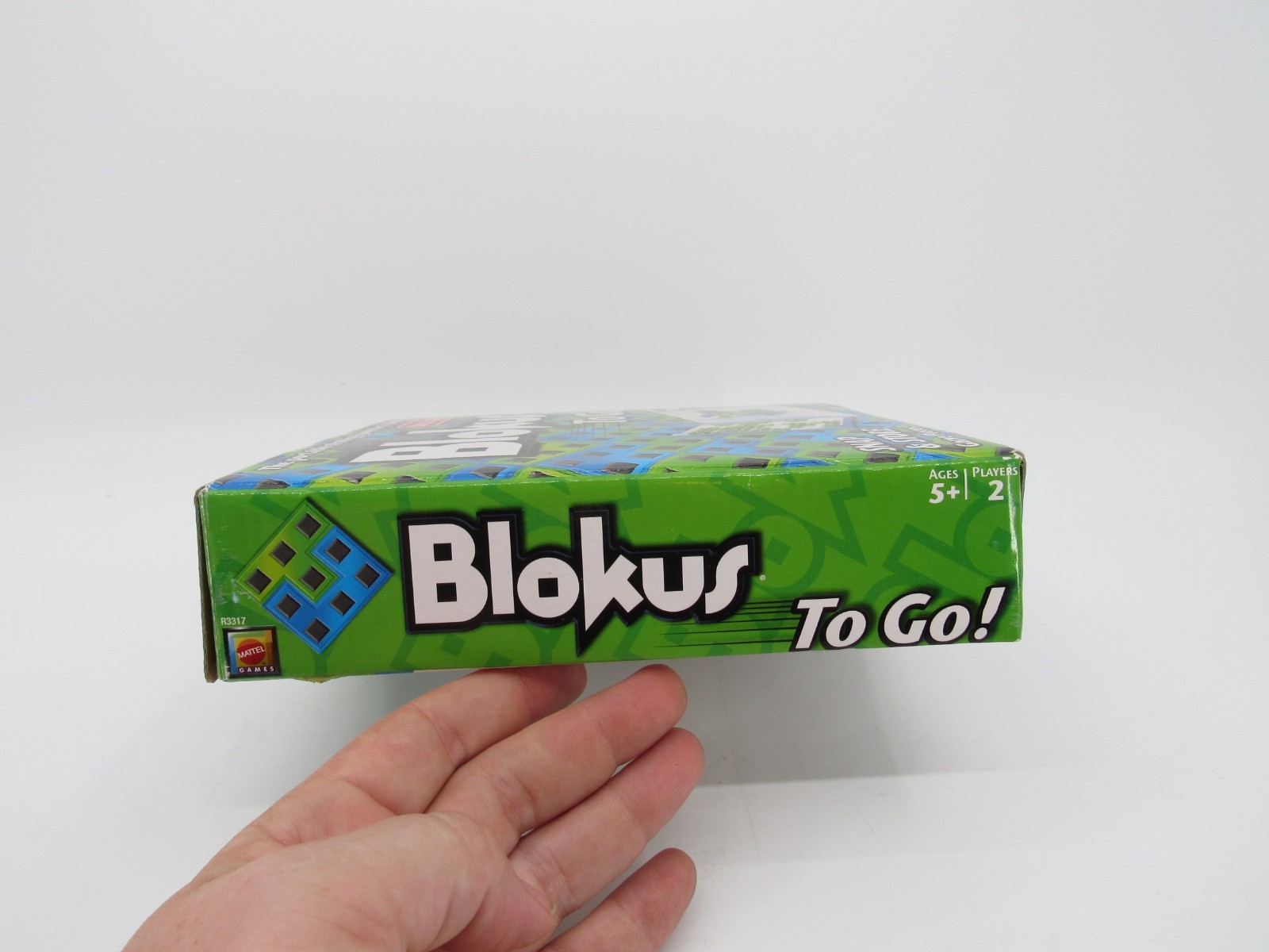 Blokus To Go for 2 Players COMPLETE Mattel 2009 Storage Trays Travel Strategy