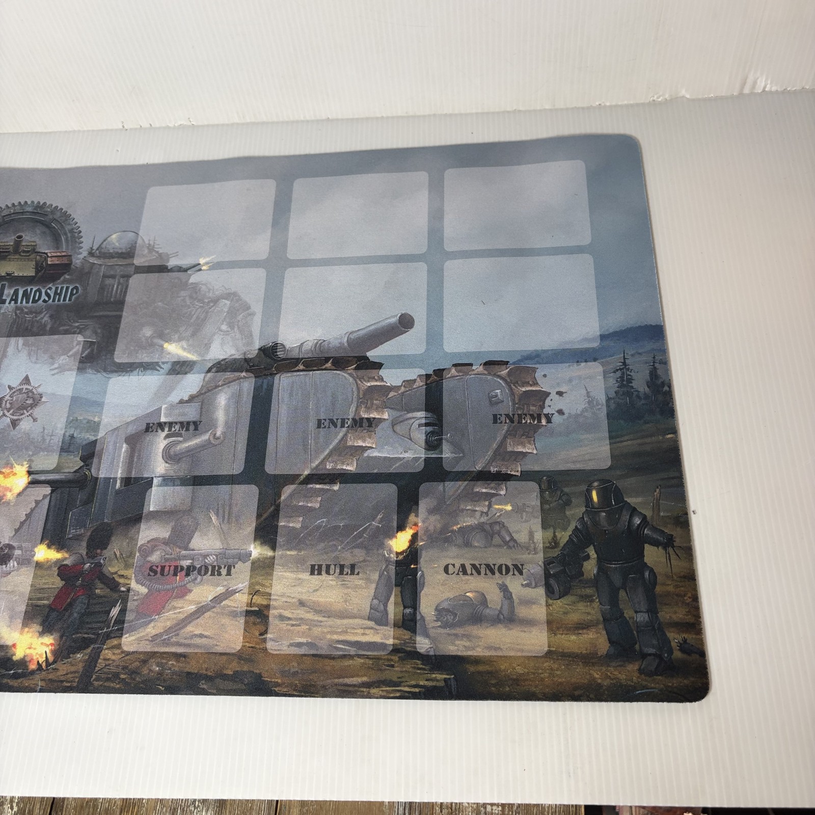 Pocket Landship Card Game Playmat Board Game Accessory Mat