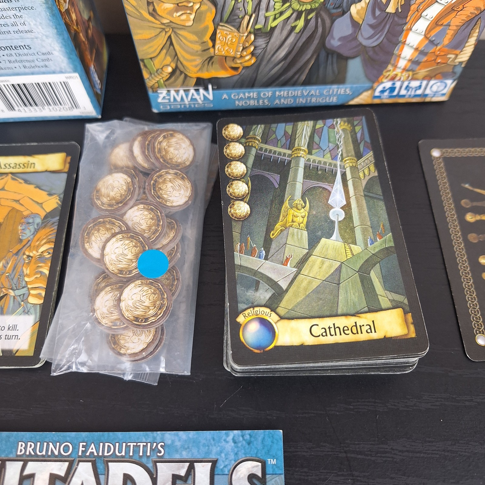 Citadels Classic Card Game Bruno Faidutti 2016 Z-man Games Small Box Medieval