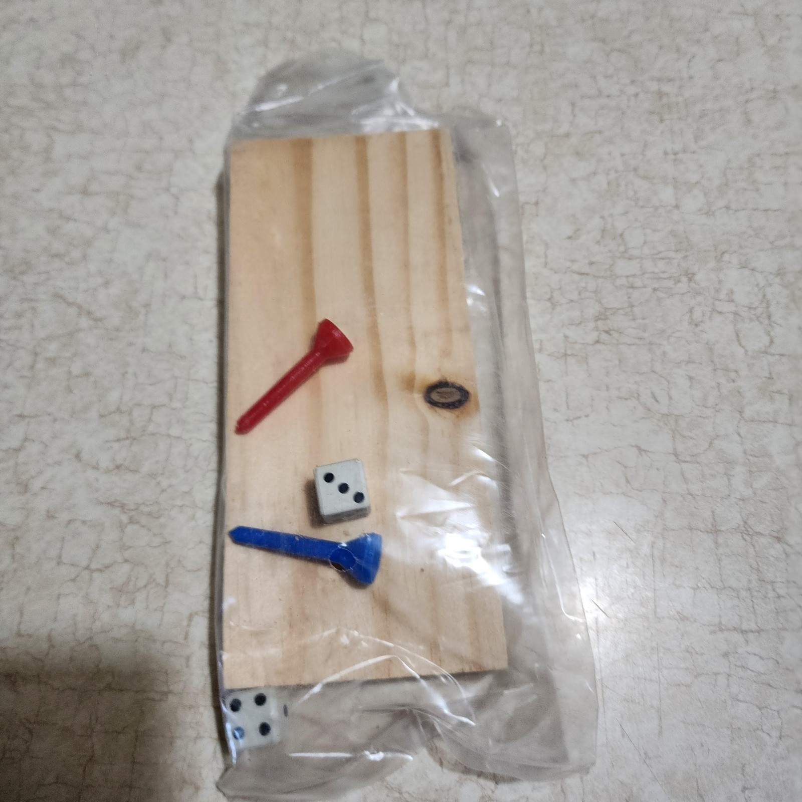Sports Wood Dice & Peg Games: Baseball Football Bowling Derby Basketball Sealed