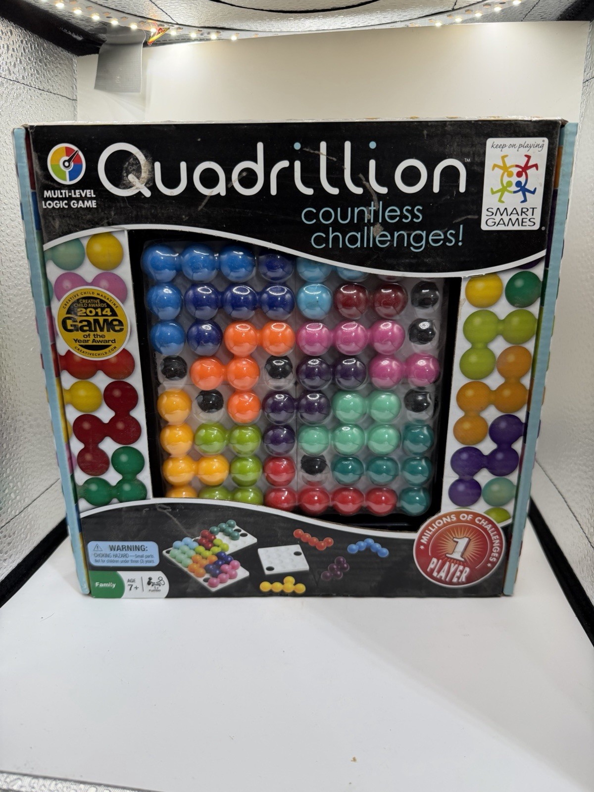 SmartGames Quadrillion Logic Puzzle Game – New Open Box – Complete – Box Damage