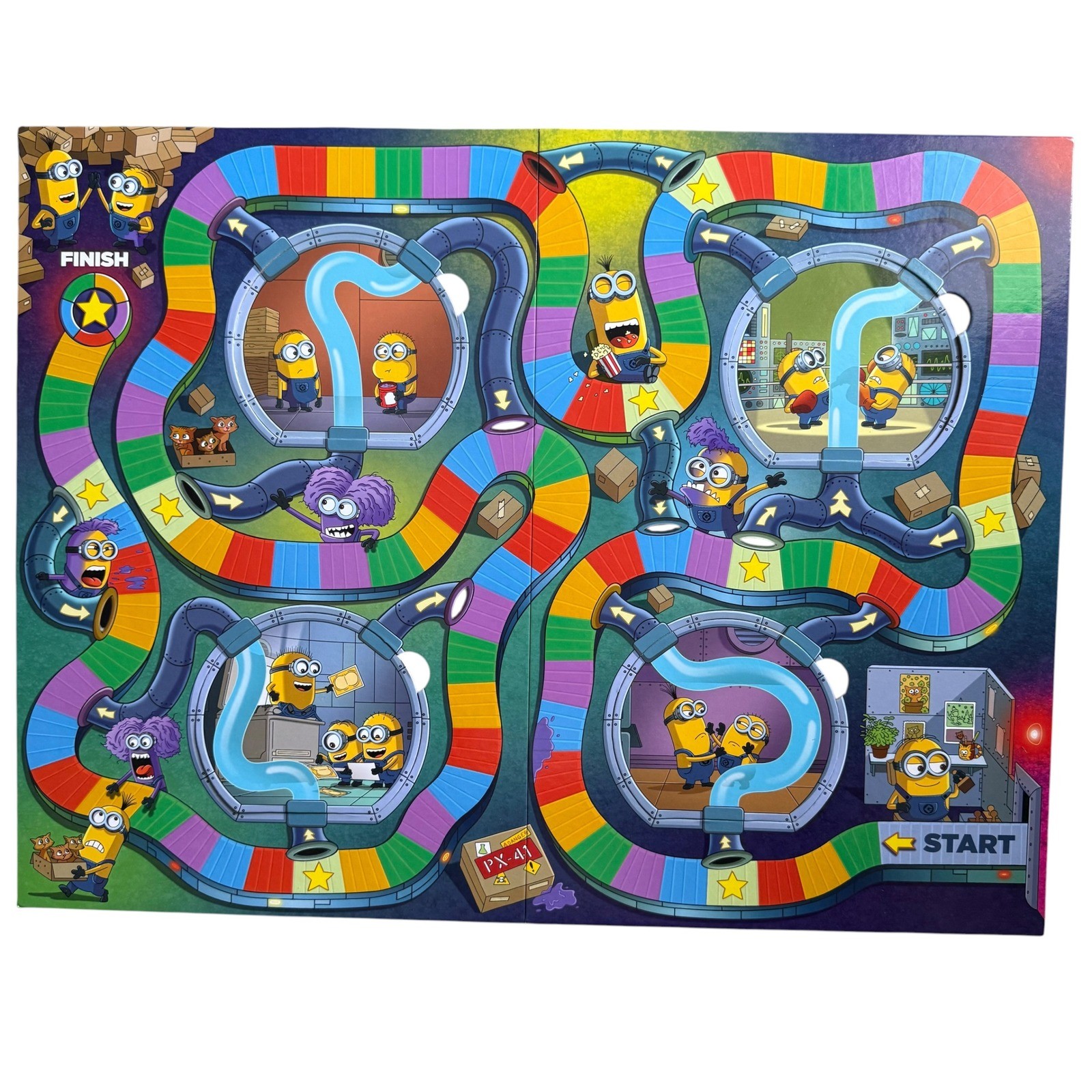 Wonder Forge Despicable Me Surprise Slides Board Game Kids Minions Complete Rare