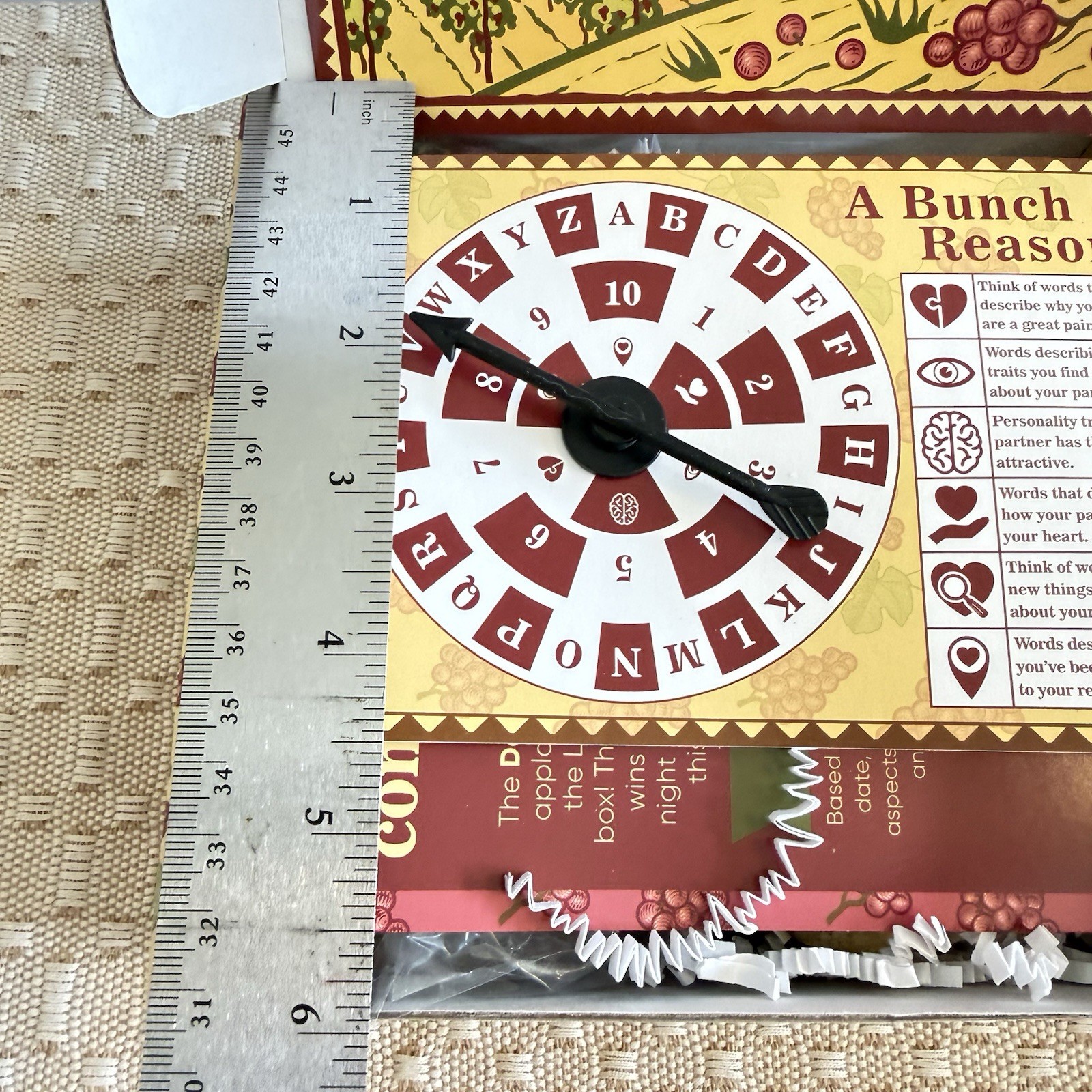 Love You Bunches Game Napa Valley Inspired Date Night Couples Wine New Open Box