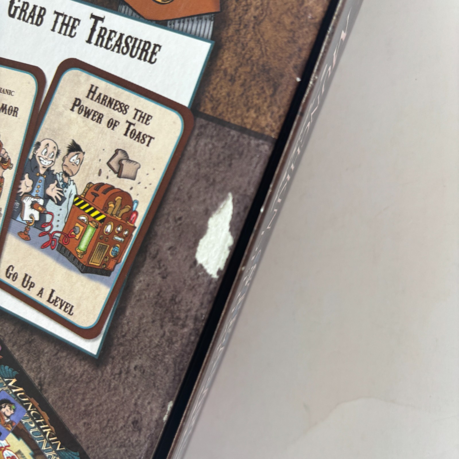 Munchkin Steampunk Deluxe – Board Card Game – Steve Jackson (some missing parts)