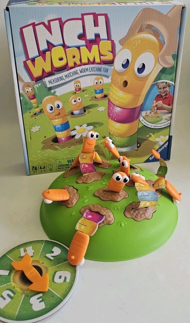 Ravensburger Inch Worms Children’s Measuring Matching Game Ages 3-7 2+ Players