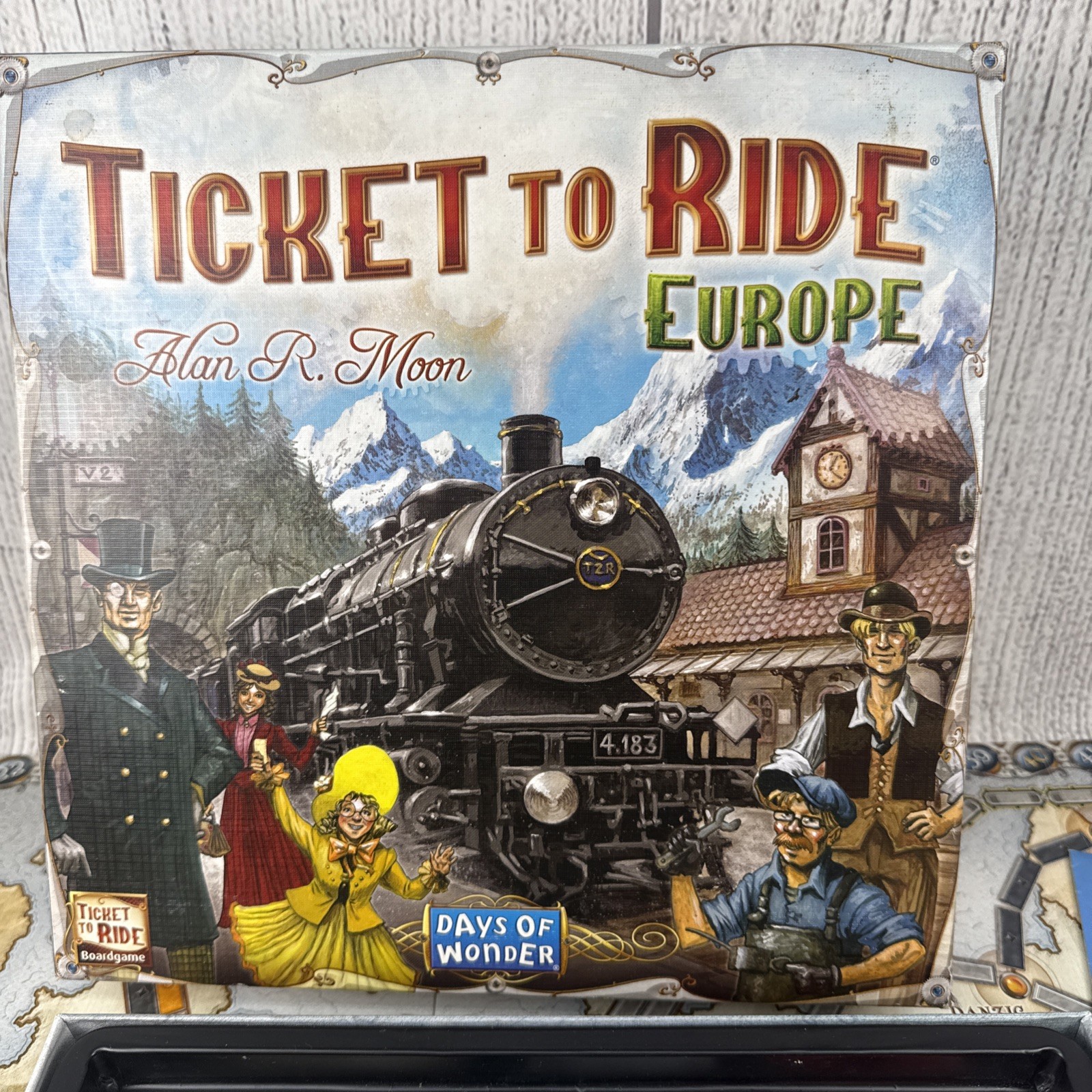 Ticket To Ride Europe Board Game – 100% Complete – 2012 Days of Wonder – Clean