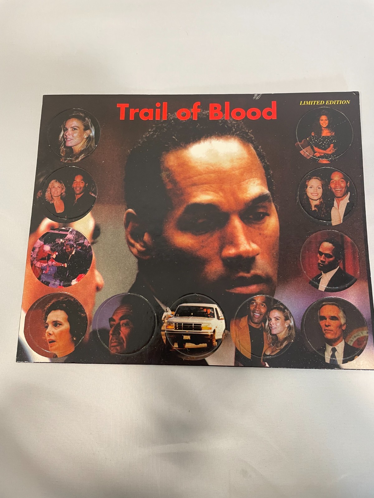 POGS MILK CAP 2 SETS OJ SIMPSON TRAIL OF BLOOD + AMERICAN TRAGEDY NOS 1990’S