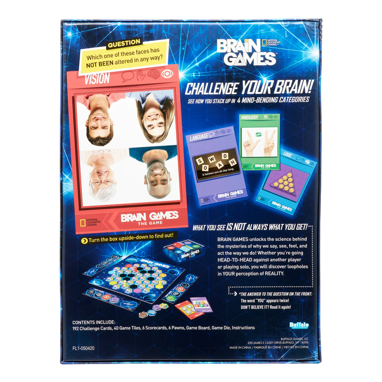 National Geographic Brain Games The Game New & Sealed