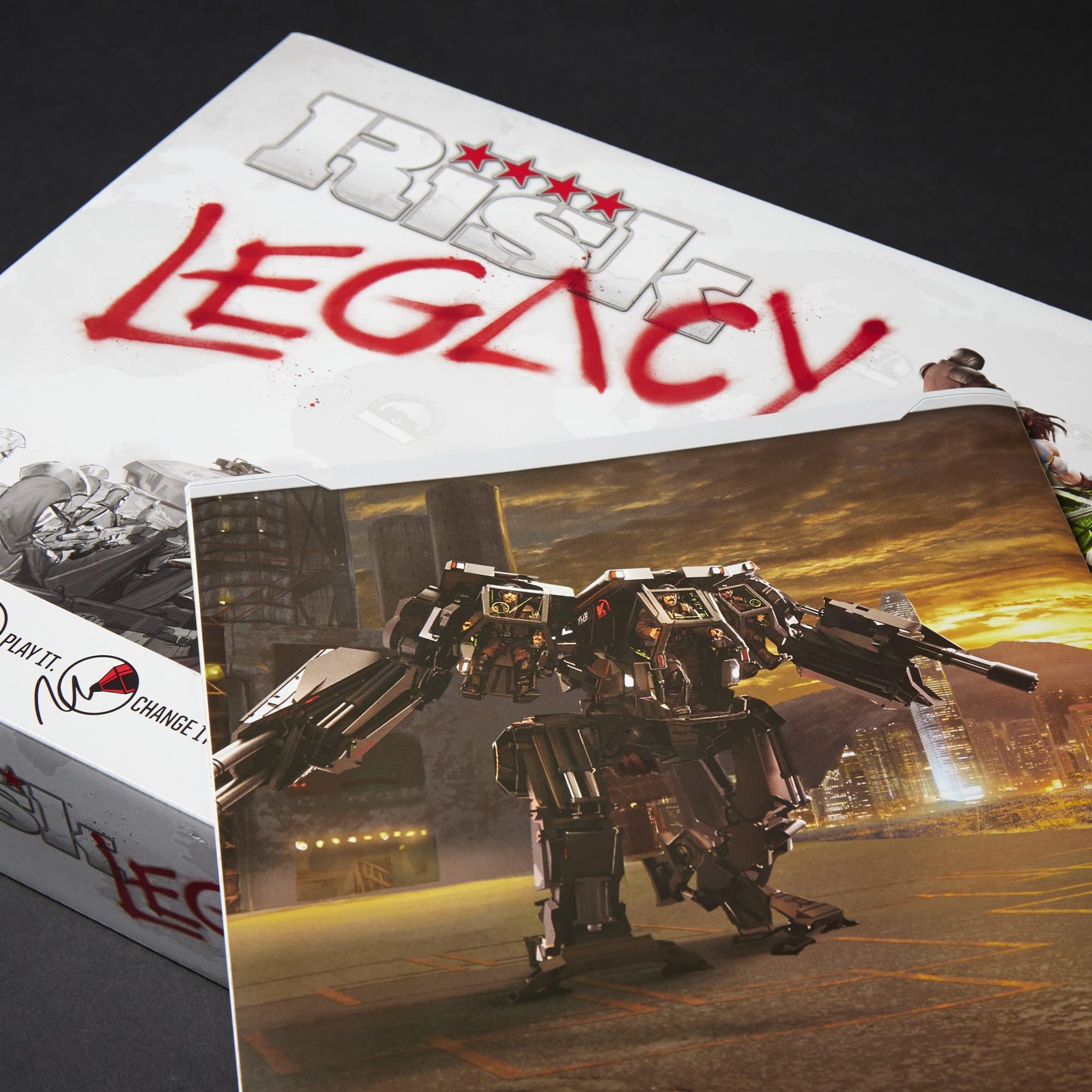 Risk Legacy Board Game Modern Warfare Strategy Legacy Gameplay for 3-5 Players
