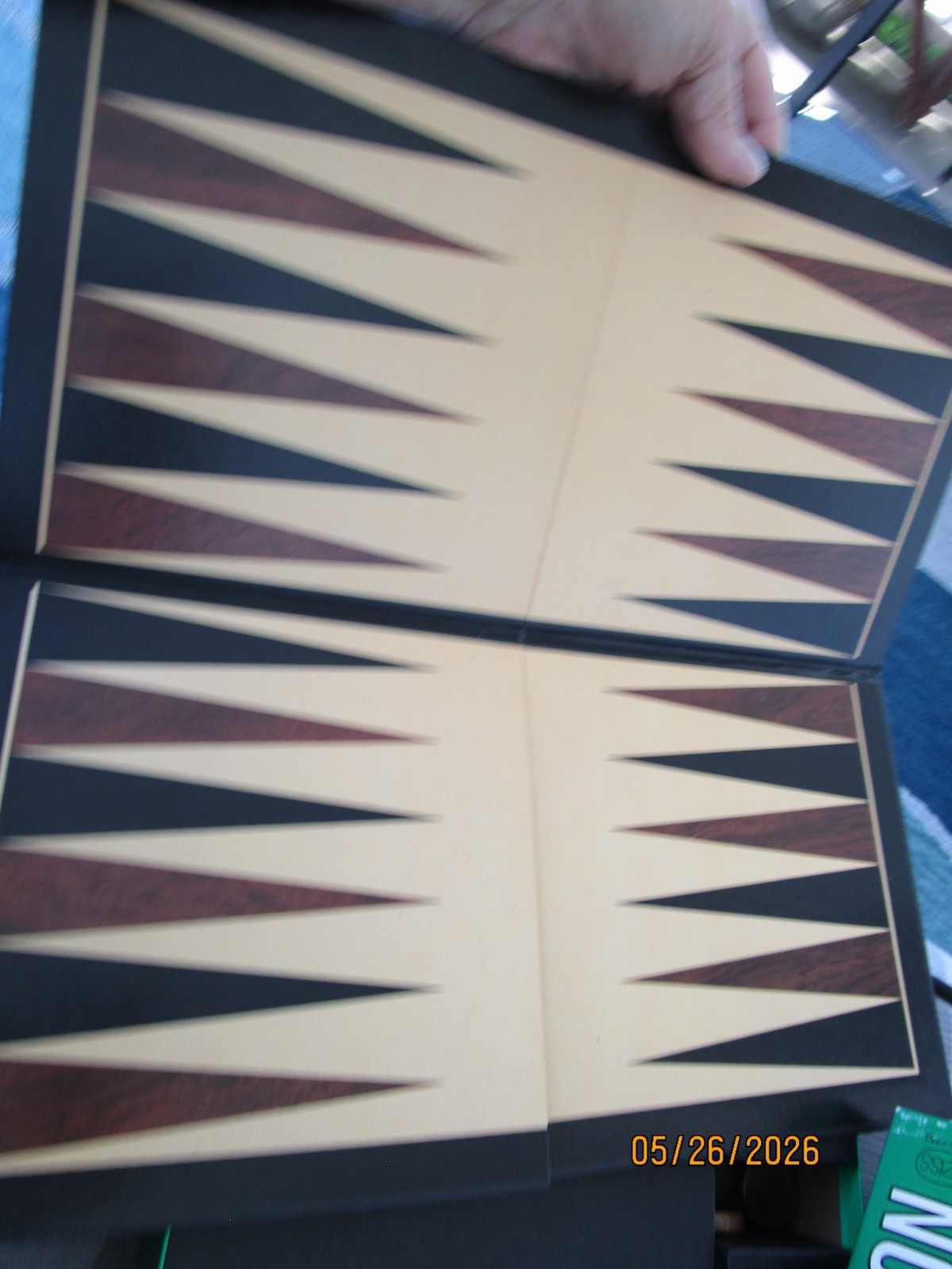 Reiss Backgammon Game, Complete, 1975