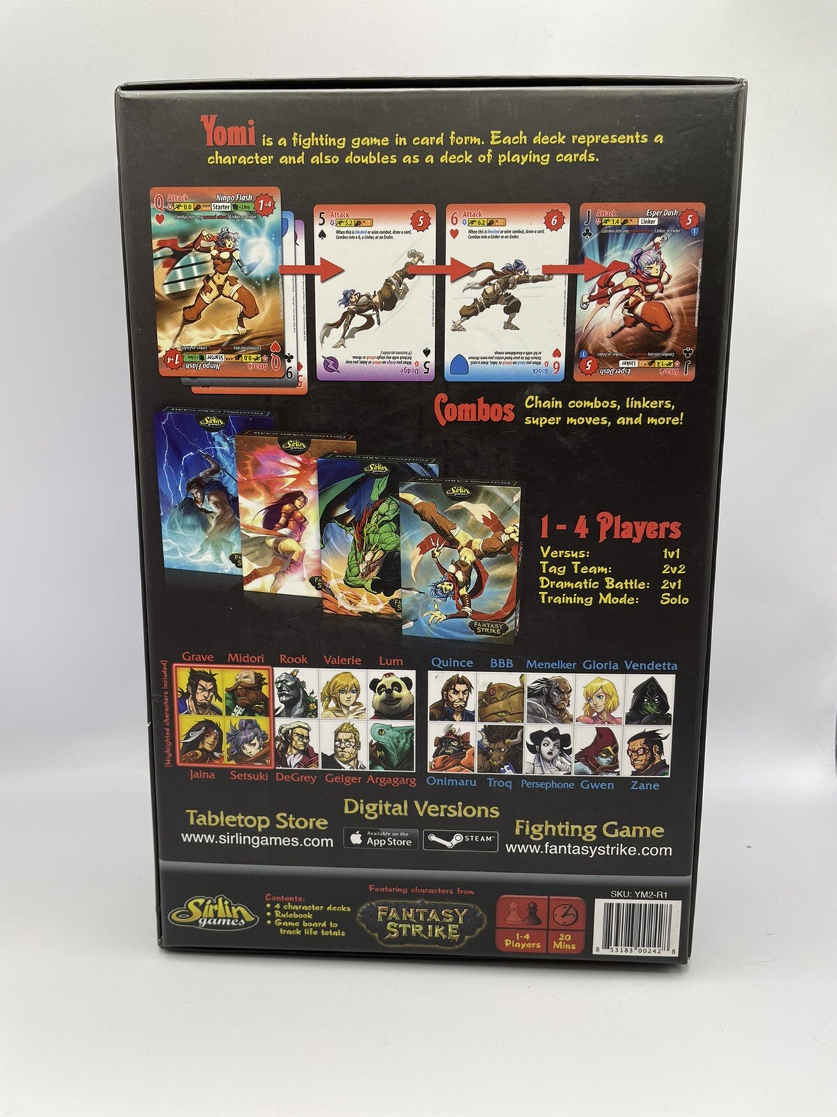 Yomi: Round 1 One – Fighting Card Game Sirlin Games