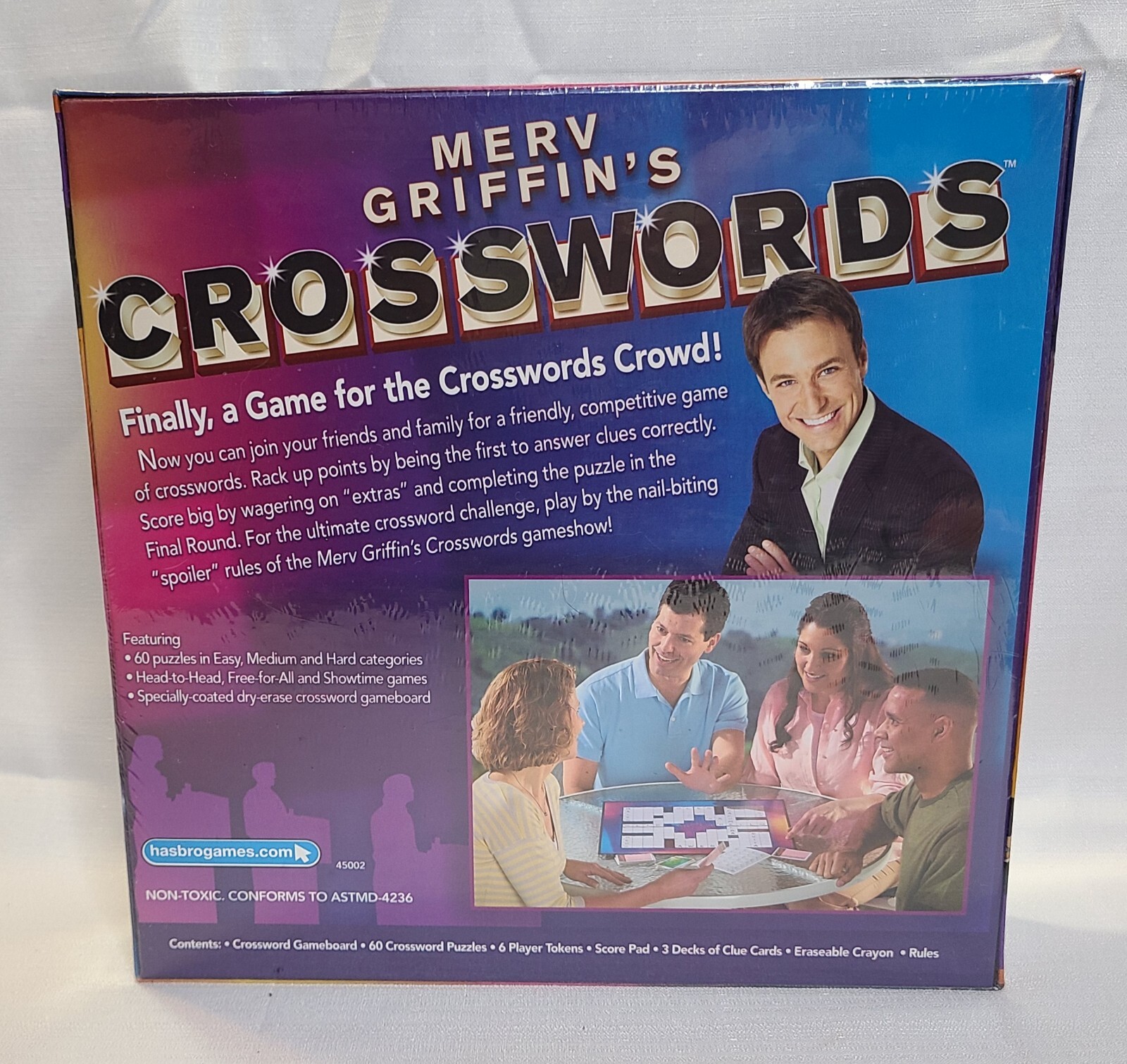 Merv Griffin’s Crosswords Social Wordplay Board Game 2008 Parker Brothers New