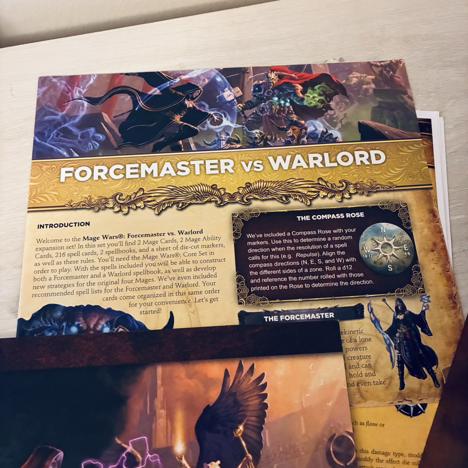 Mage Wars Dueling Mages Strategy Game Core Set Complete + Extras Arcane Wonders