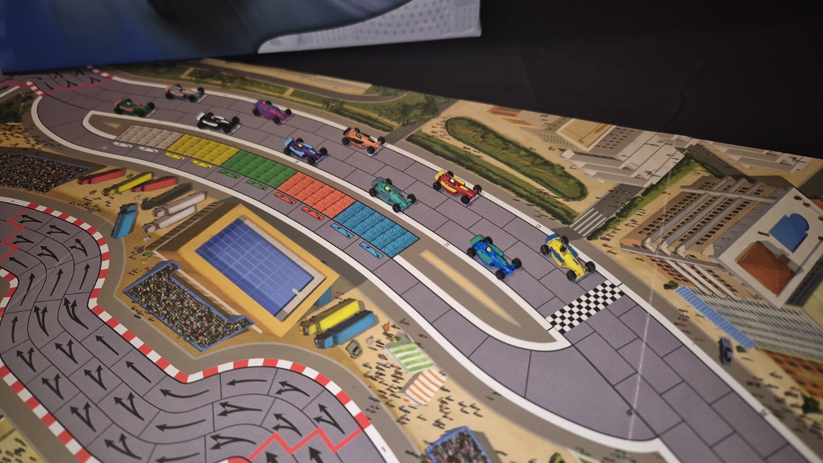 Formula D 10 painted miniature cars F1 / 10 cars F1 (20mm) painted