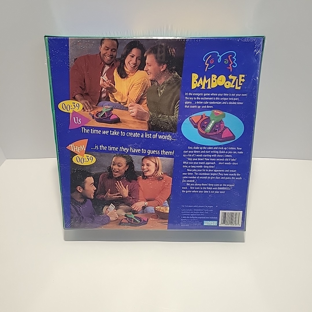 1997 VINTAGE BAMBOOZLE GAME PARKER BROTHERS NEW FACTORY SEALED BORED IDEAS