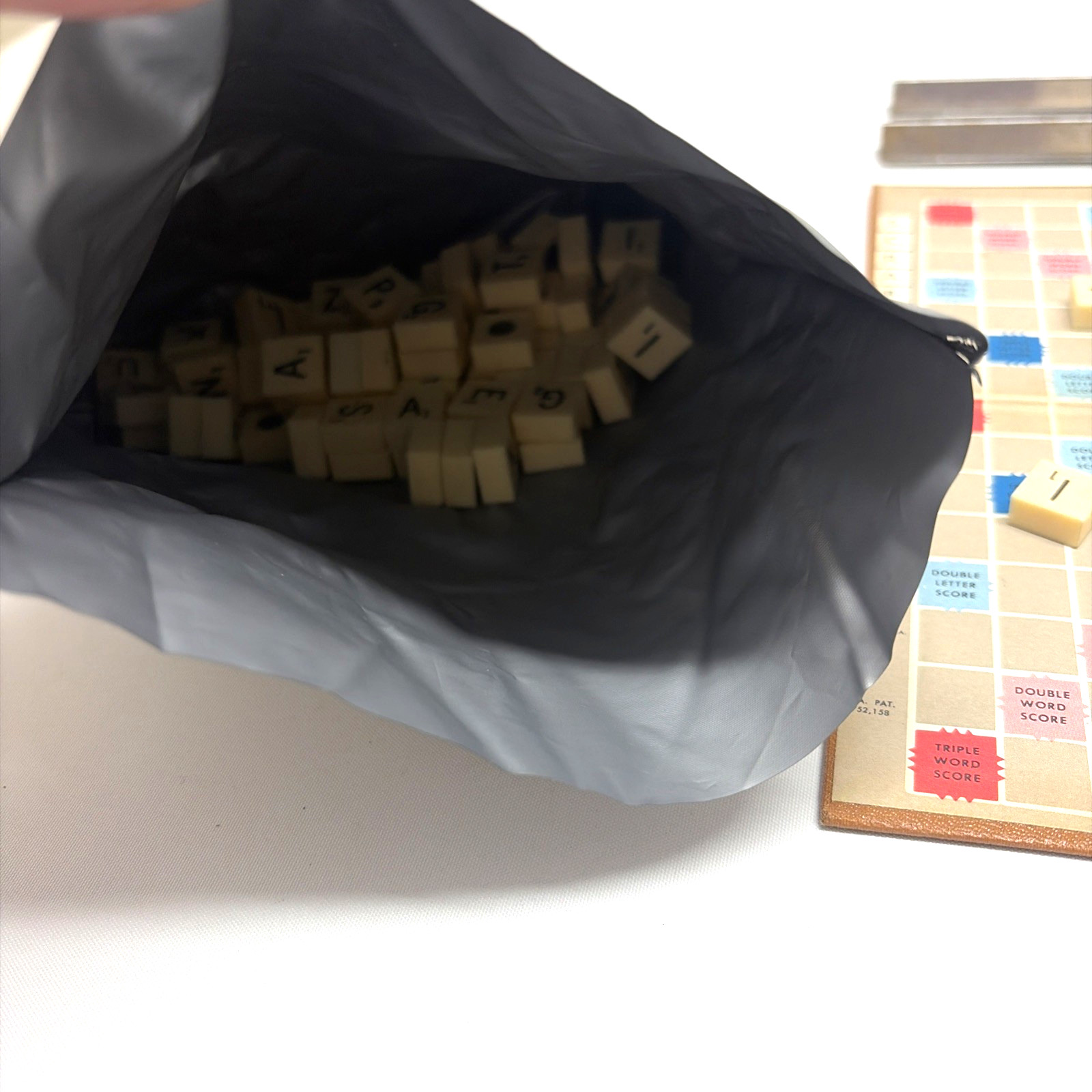 Vintage 1960s Scrabble Game Magnetic Travel Edition Selchow & Righter USA